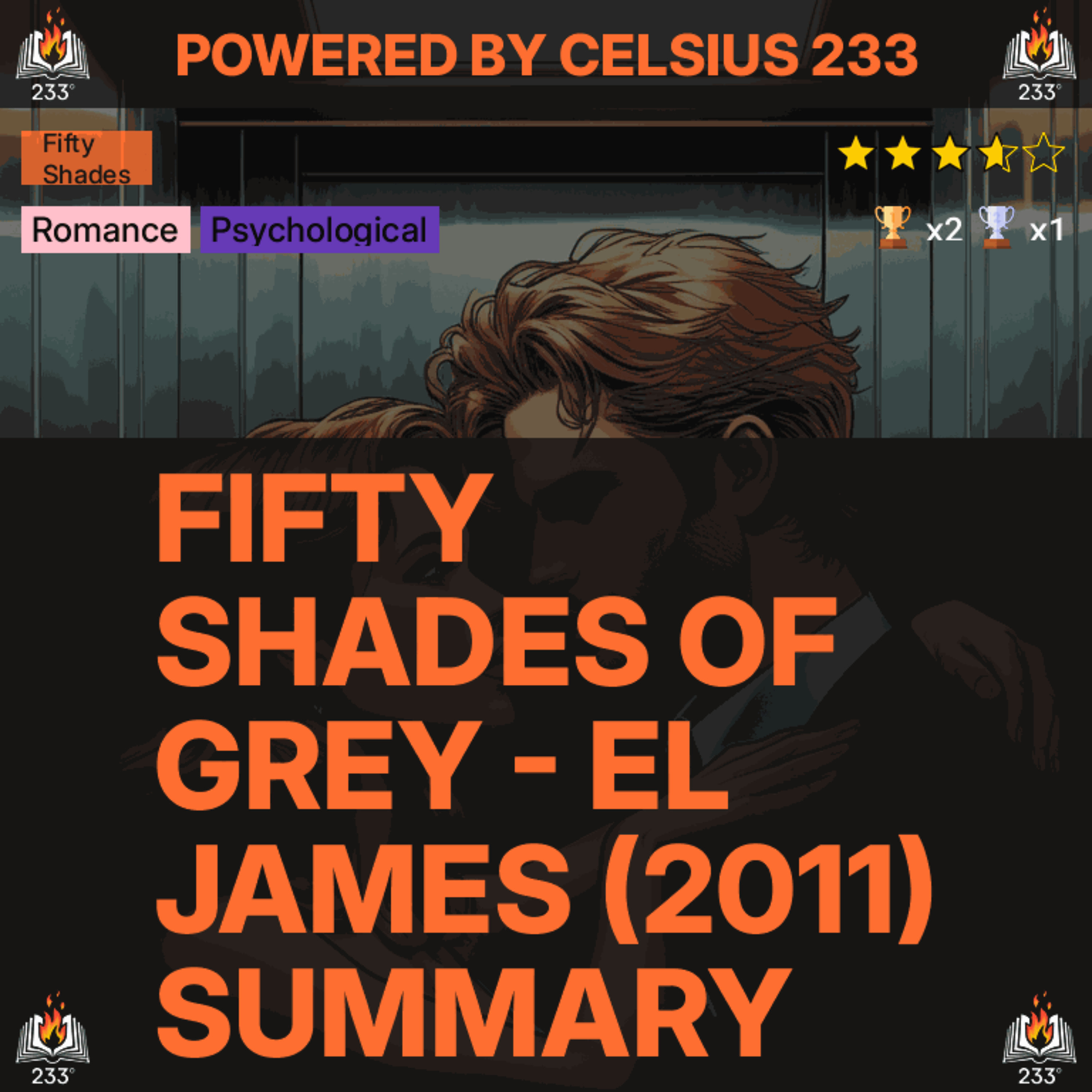 Fifty Shades of Grey - EL James (2011) Summary (Fifty Shades - 1) - 3.66 ⭐️