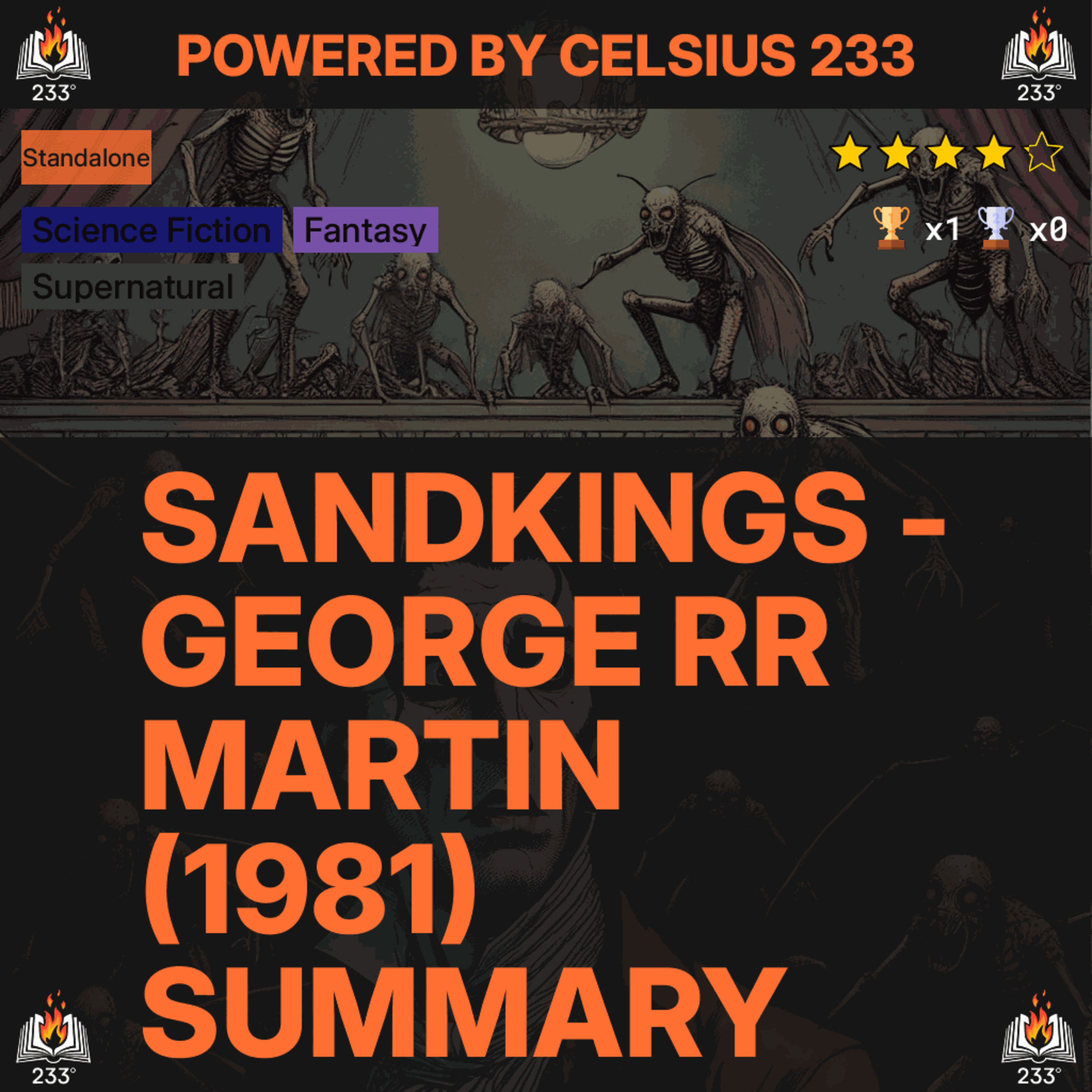 Sandkings - George RR Martin (1981) Summary - 4.22 ⭐️