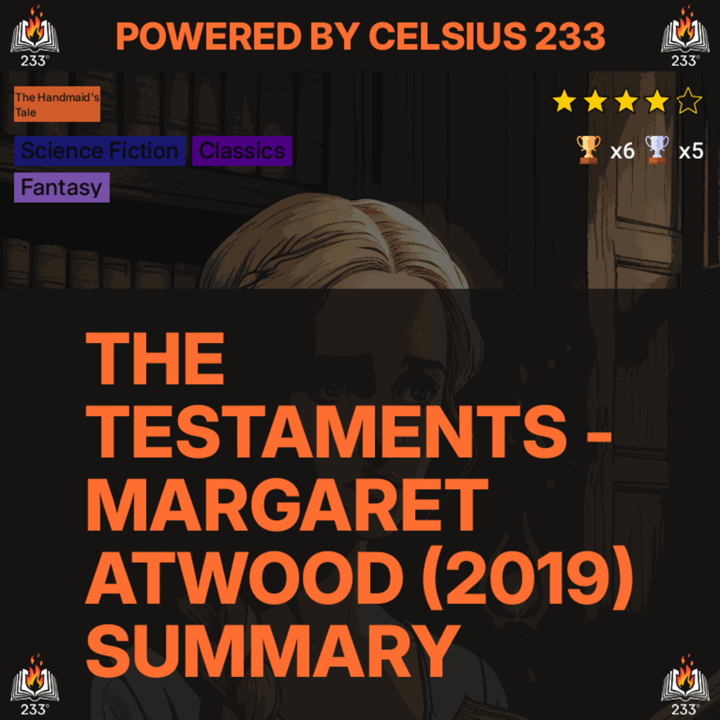 The Testaments - Margaret Atwood (2019) Summary (The Handmaid's Tale - 2) - 4.19 ⭐️