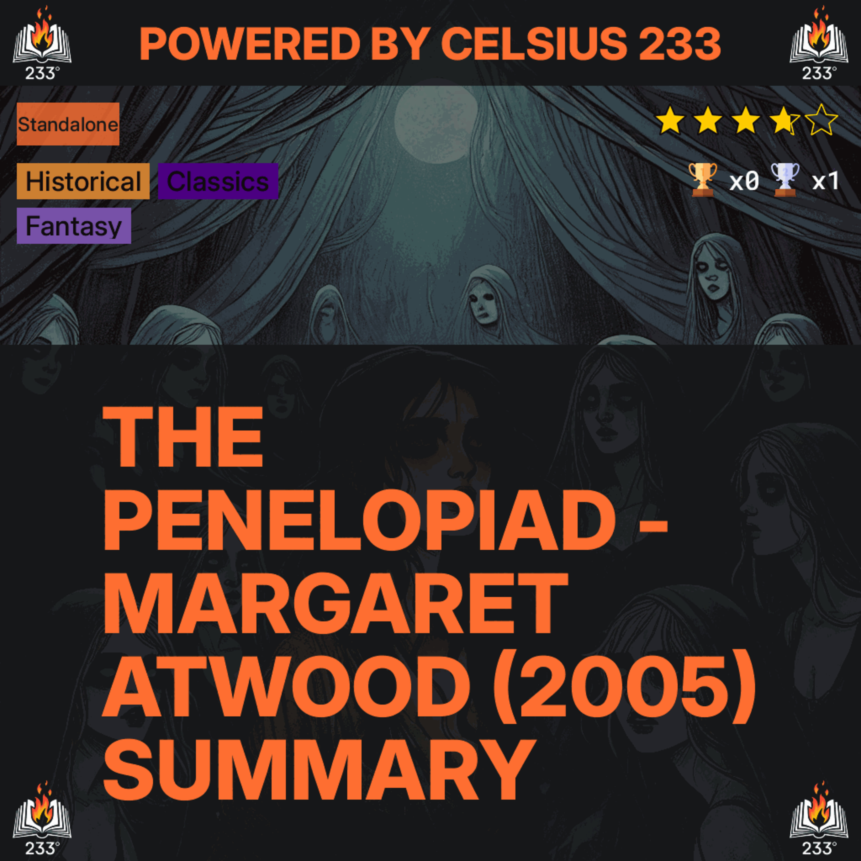 The Penelopiad - Margaret Atwood (2005) Summary - 3.71 ⭐️