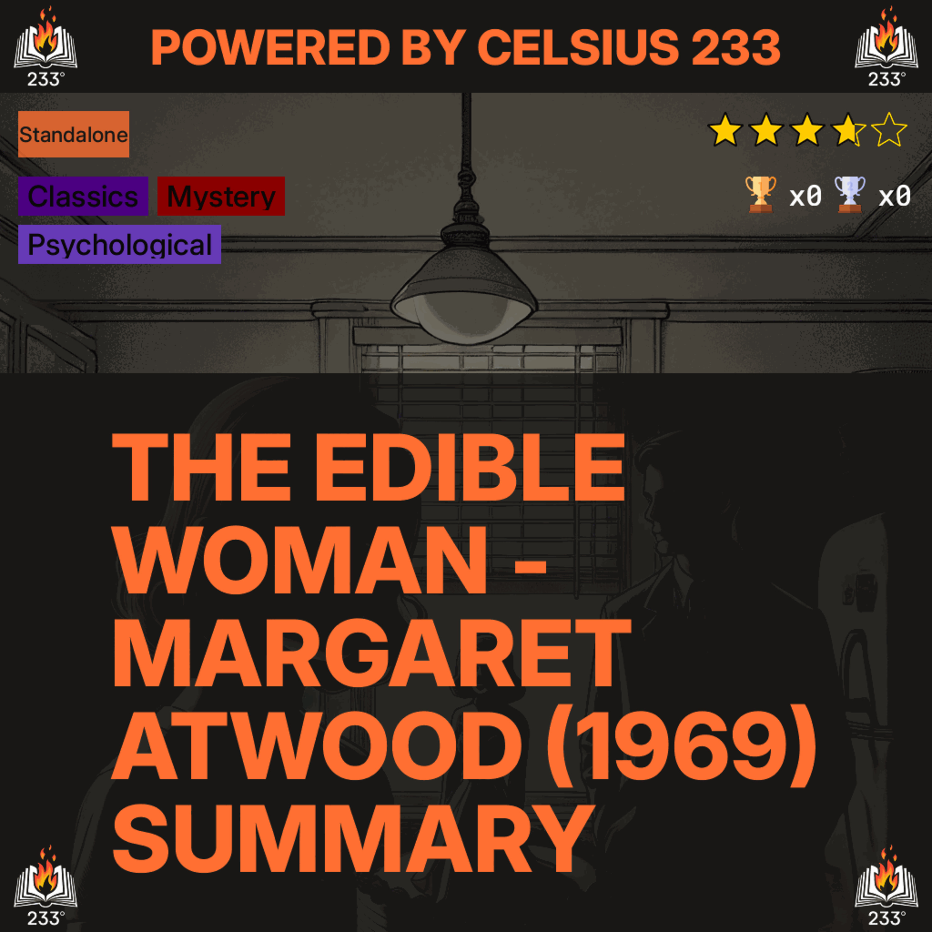 The Edible Woman - Margaret Atwood (1969) Summary - 3.69 ⭐️