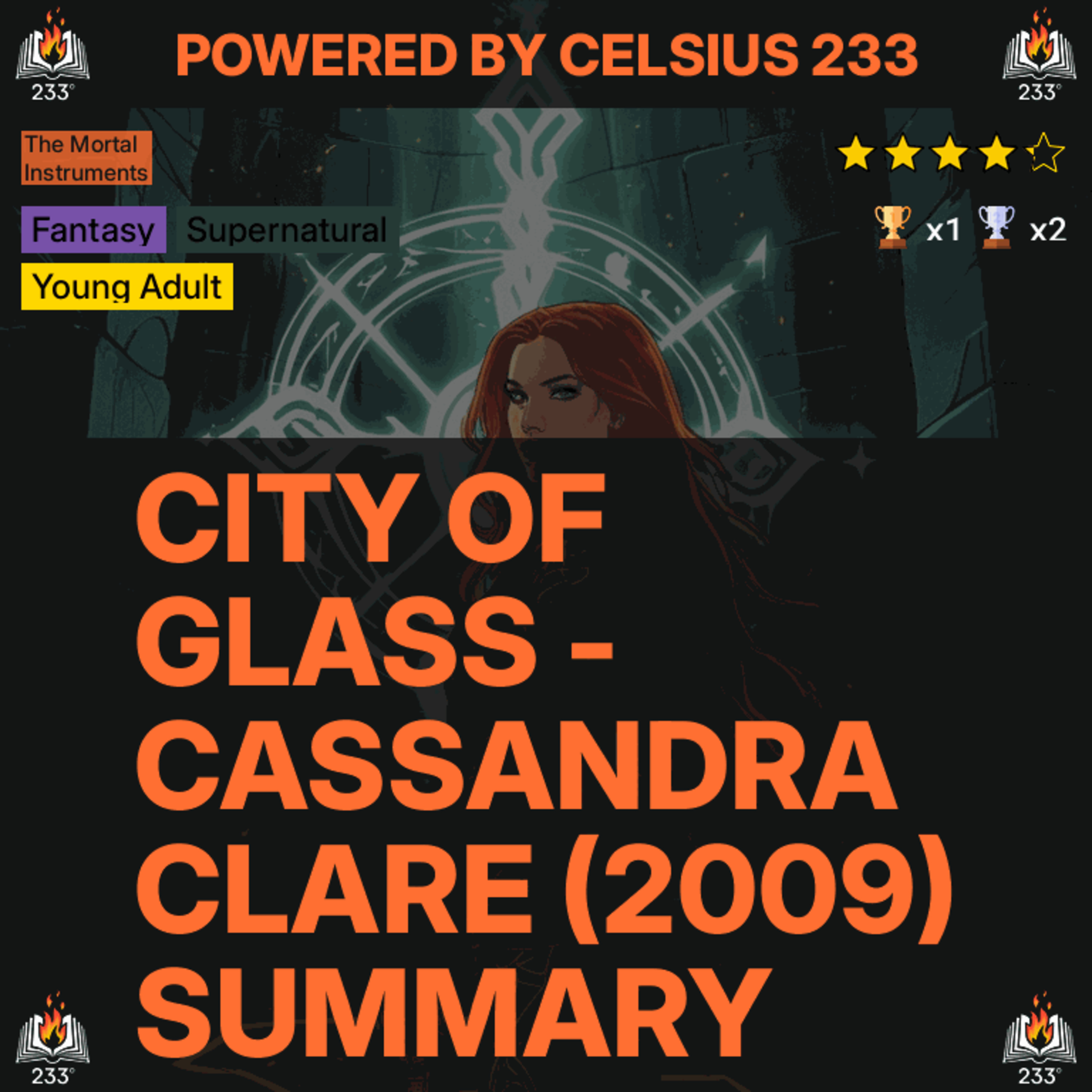 City of Glass - Cassandra Clare (2009) Summary (The Mortal Instruments - 3) - 4.27 ⭐️