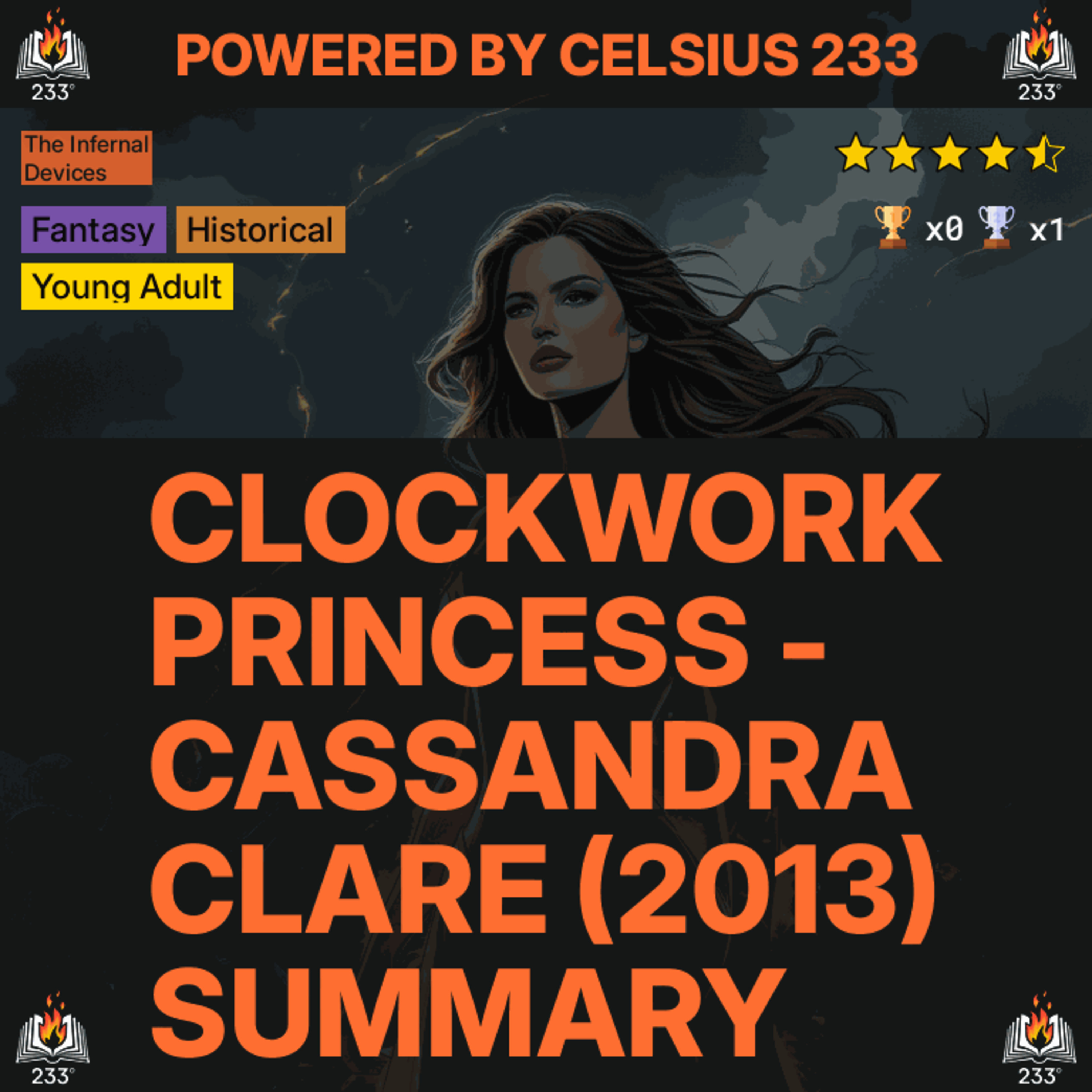 Clockwork Princess - Cassandra Clare (2013) Summary (The Infernal Devices - 3) - 4.56 ⭐️