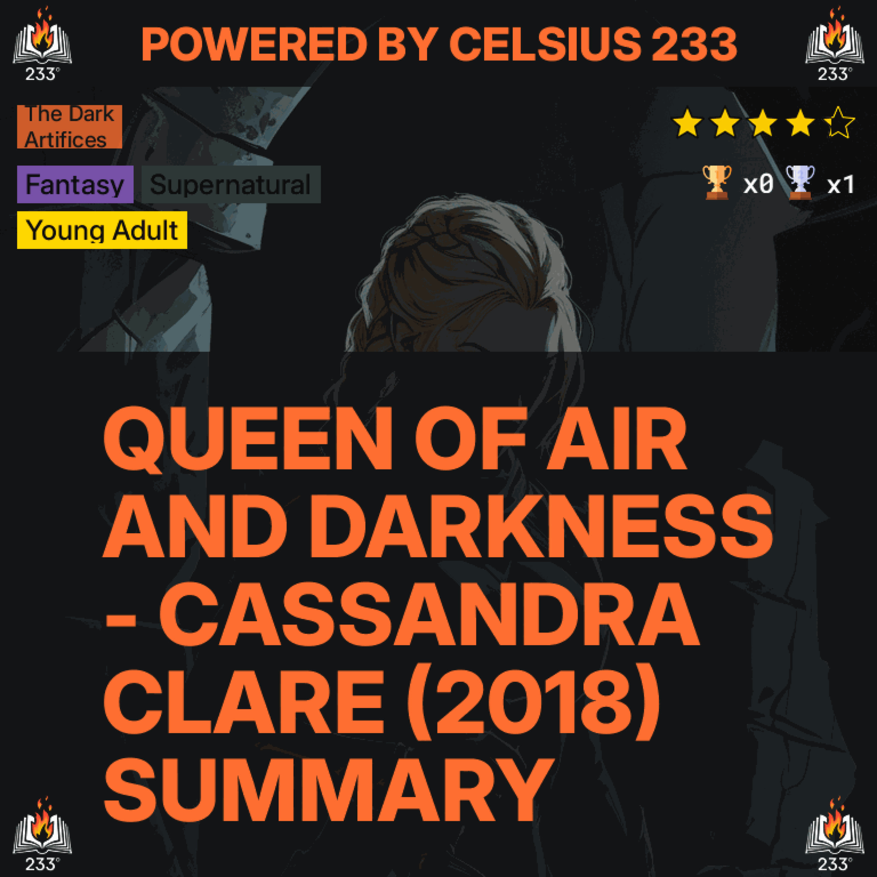 Queen of Air and Darkness - Cassandra Clare (2018) Summary (The Dark Artifices - 3) - 4.33 ⭐️