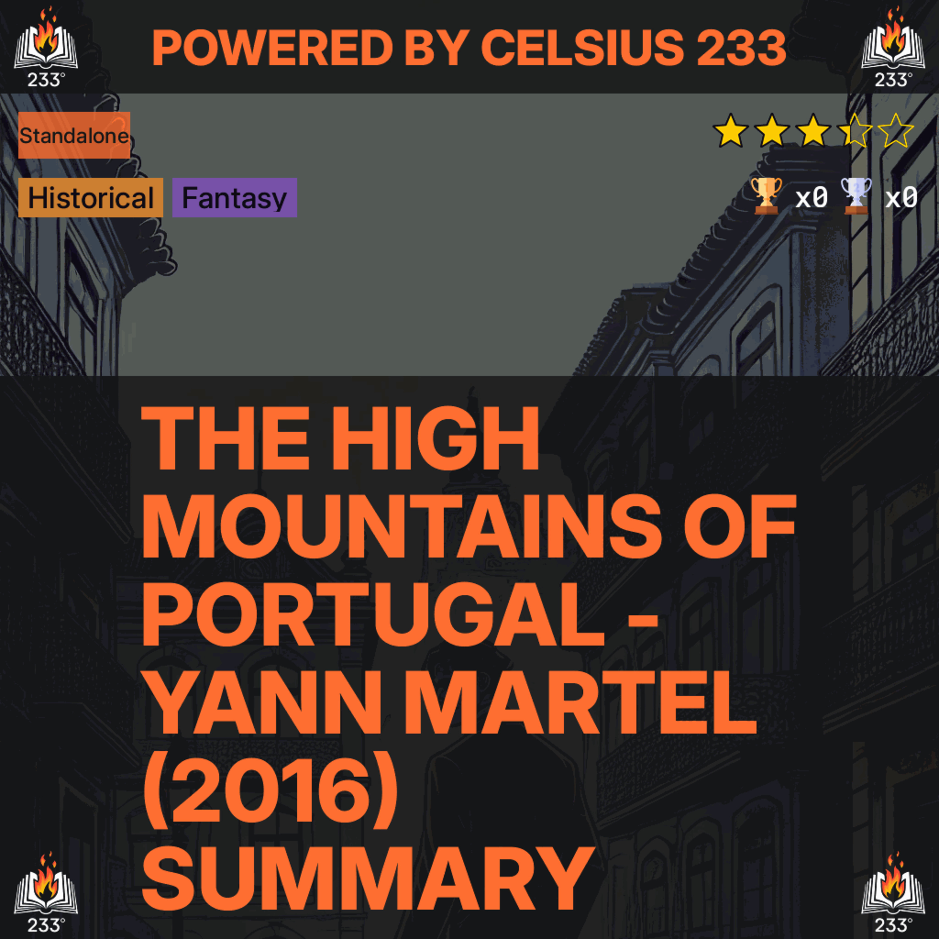 The High Mountains of Portugal - Yann Martel (2016) Summary - 3.39 ⭐️