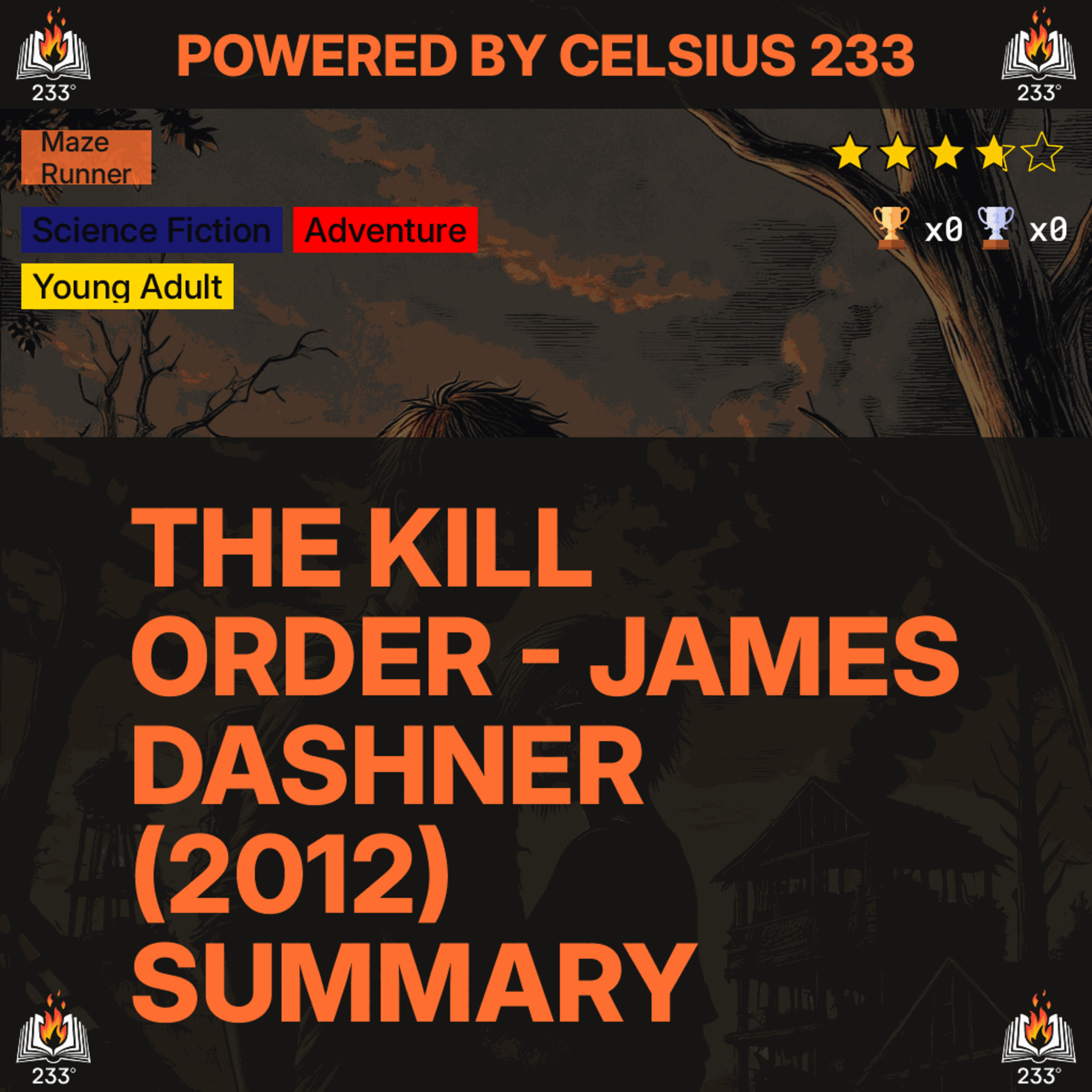 The Kill Order - James Dashner (2012) Summary (Maze Runner - 0.4) - 3.71 ⭐️