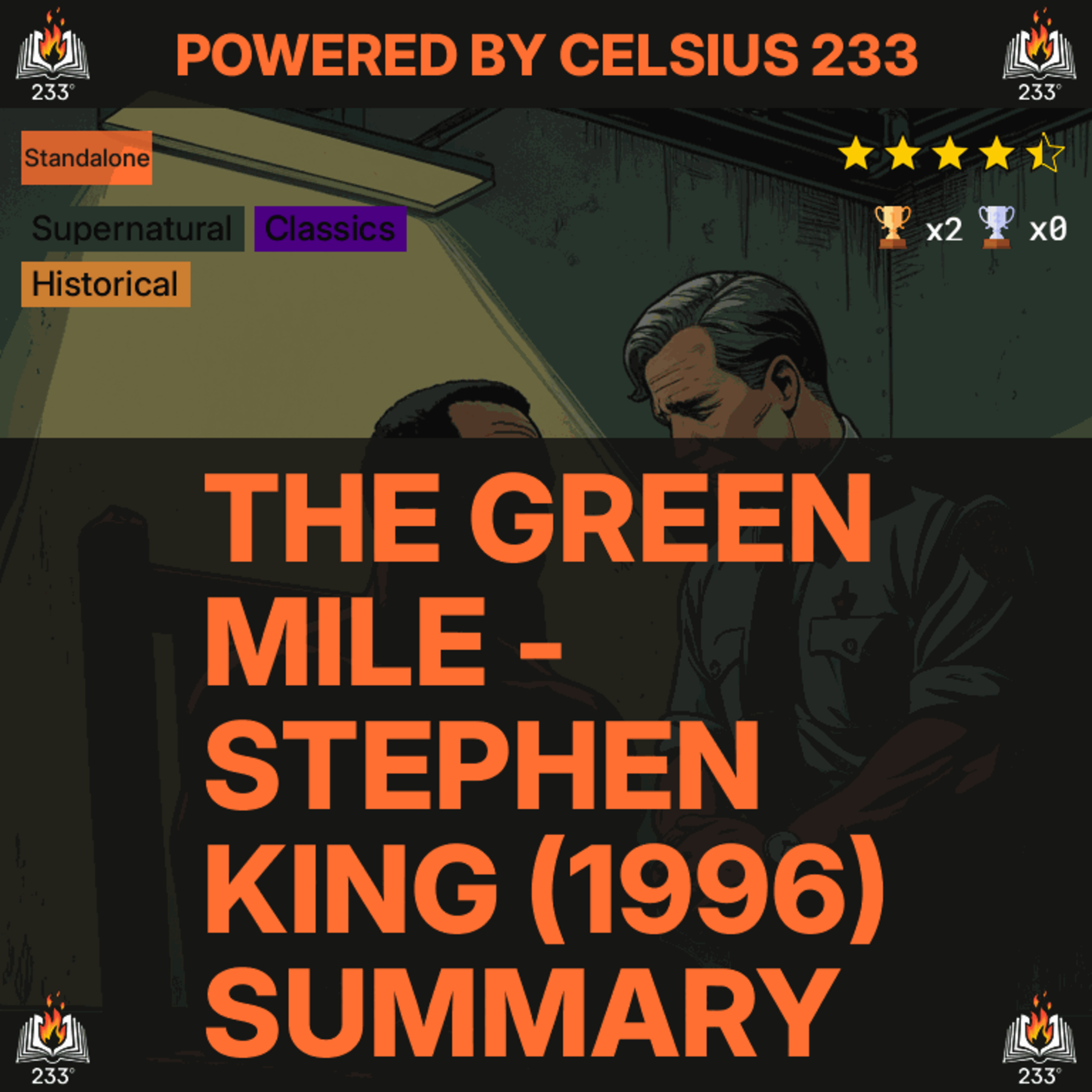 The Green Mile - Stephen King (1996) Summary - 4.48 ⭐️
