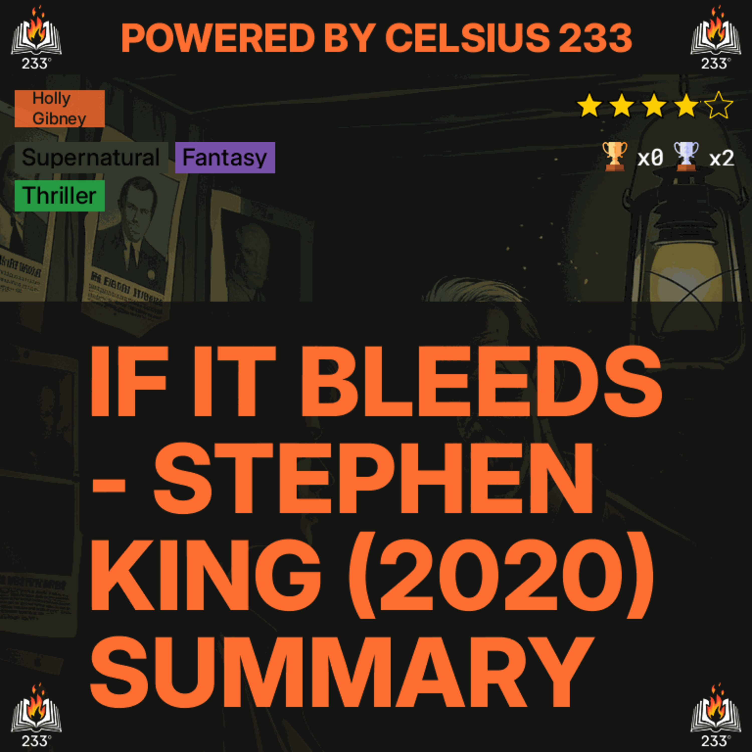 If It Bleeds - Stephen King (2020) Summary (Holly Gibney - 2) - 3.98 ⭐️