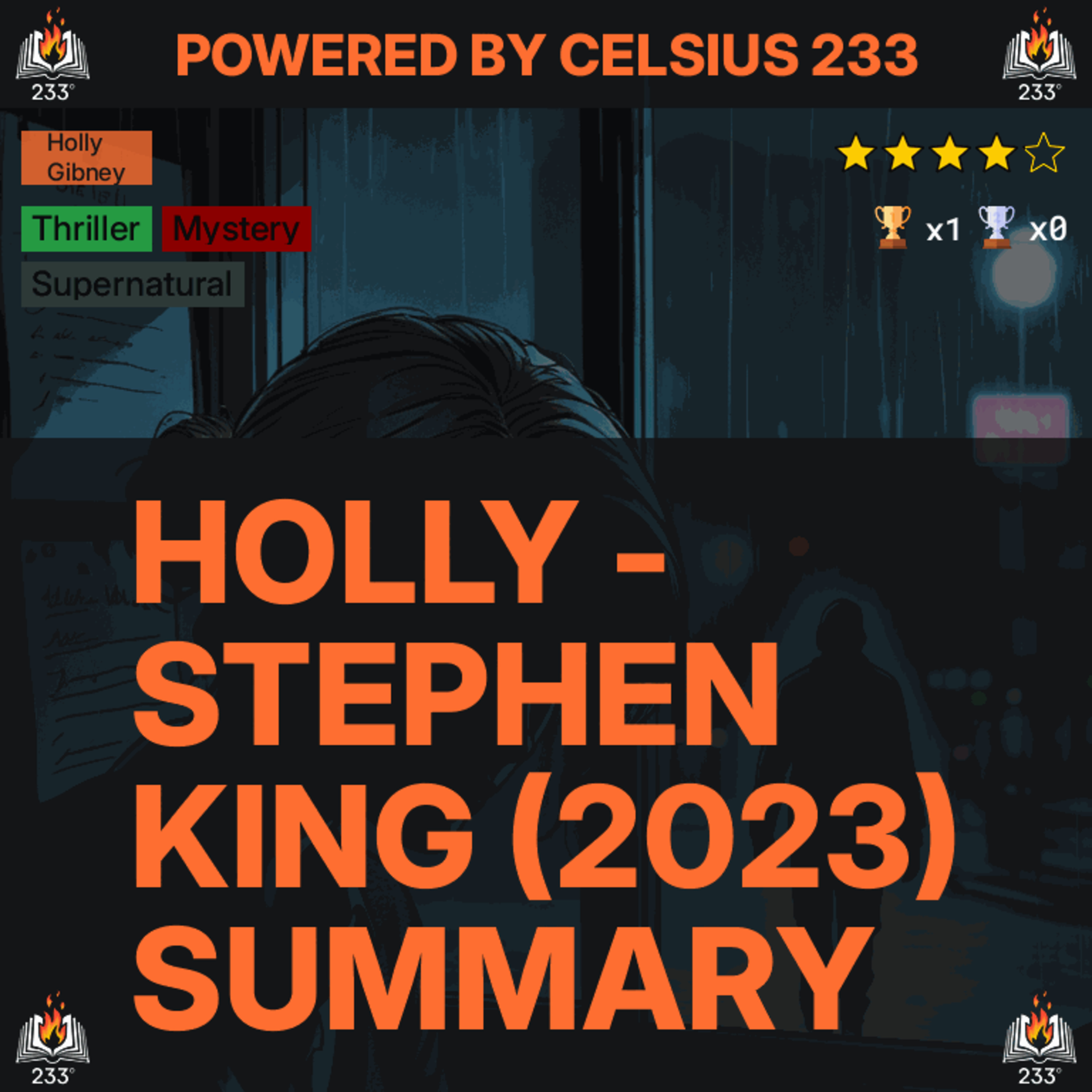 Holly - Stephen King (2023) Summary (Holly Gibney - 3) - 4.09 ⭐️