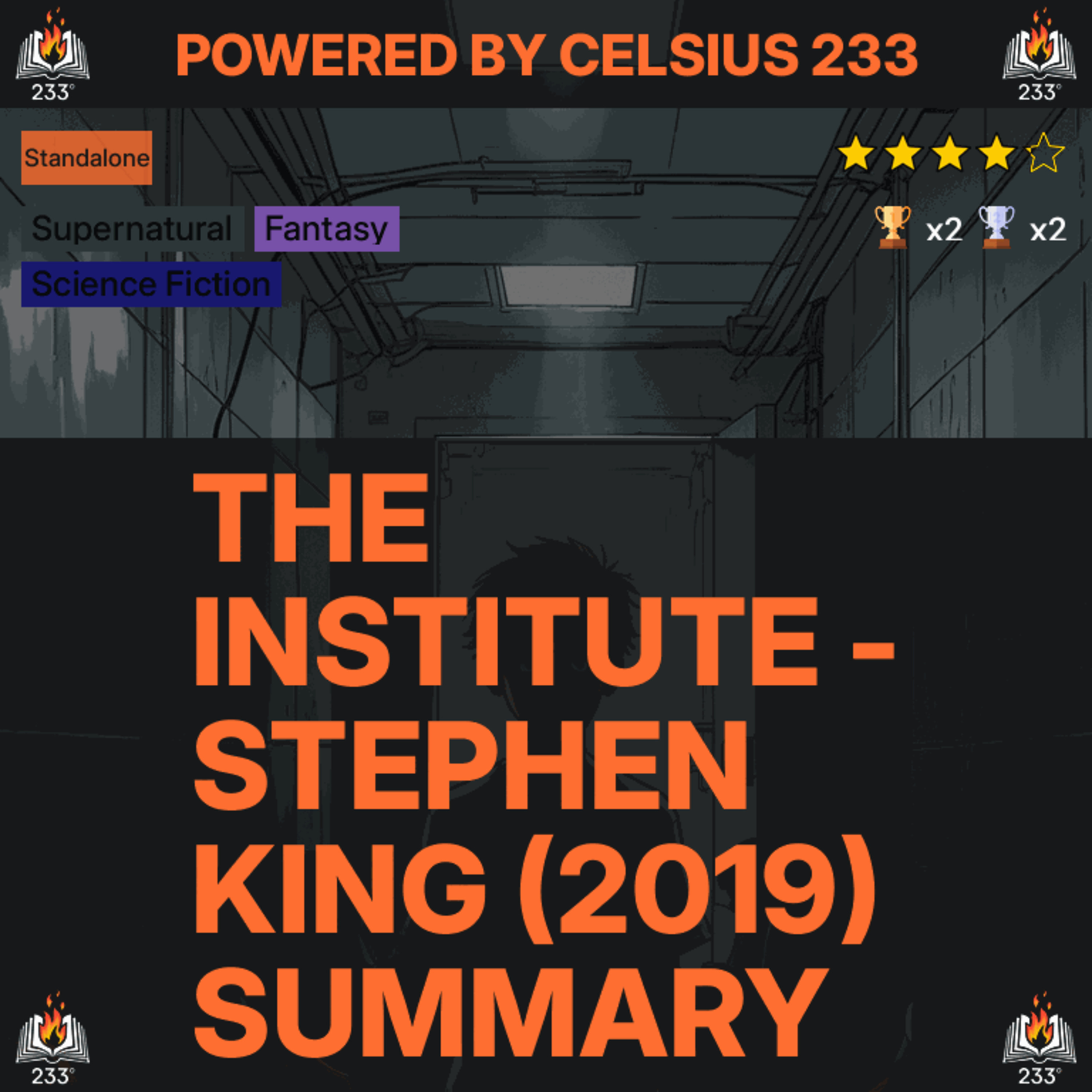 The Institute - Stephen King (2019) Summary - 4.2 ⭐️