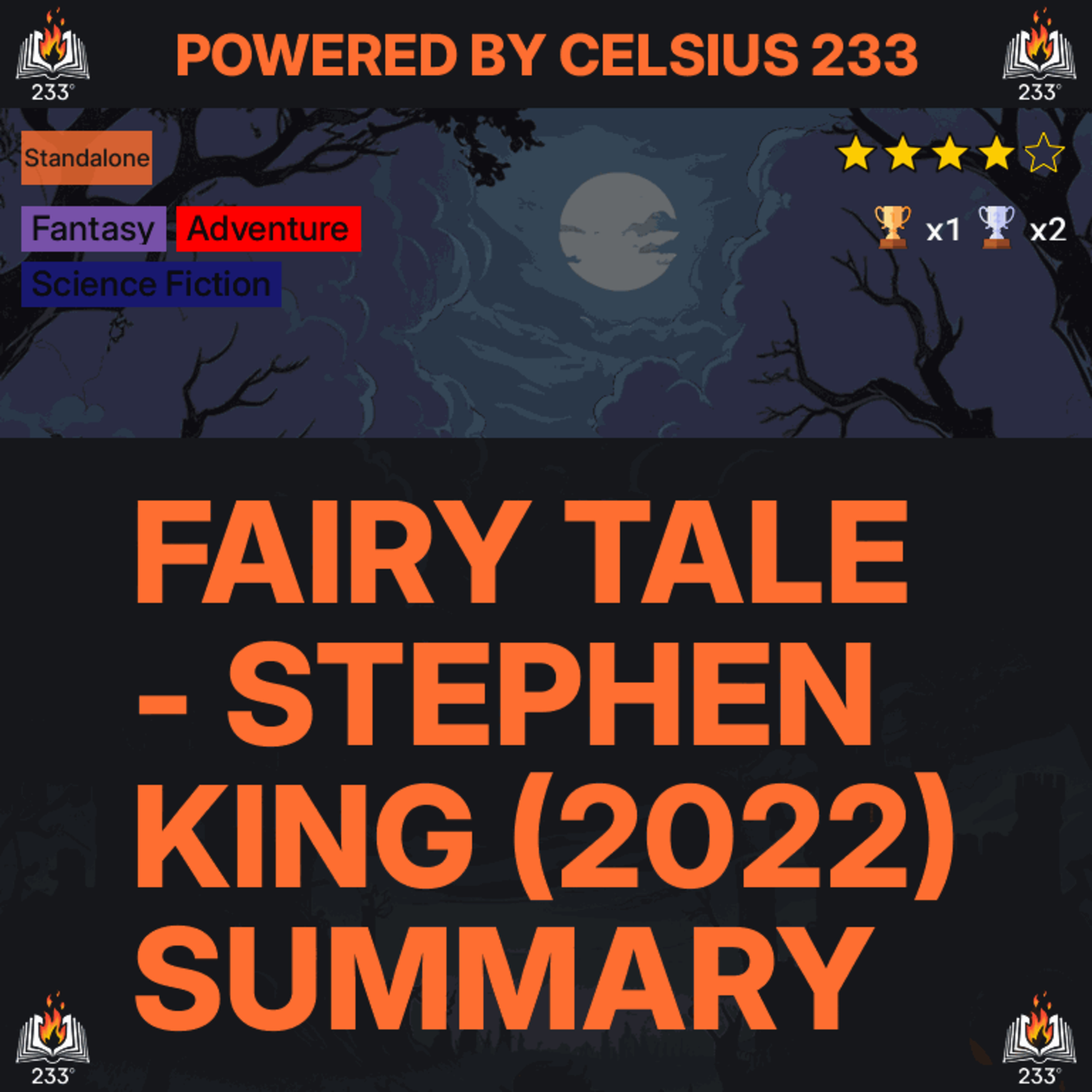 Fairy Tale - Stephen King (2022) Summary - 4.1 ⭐️