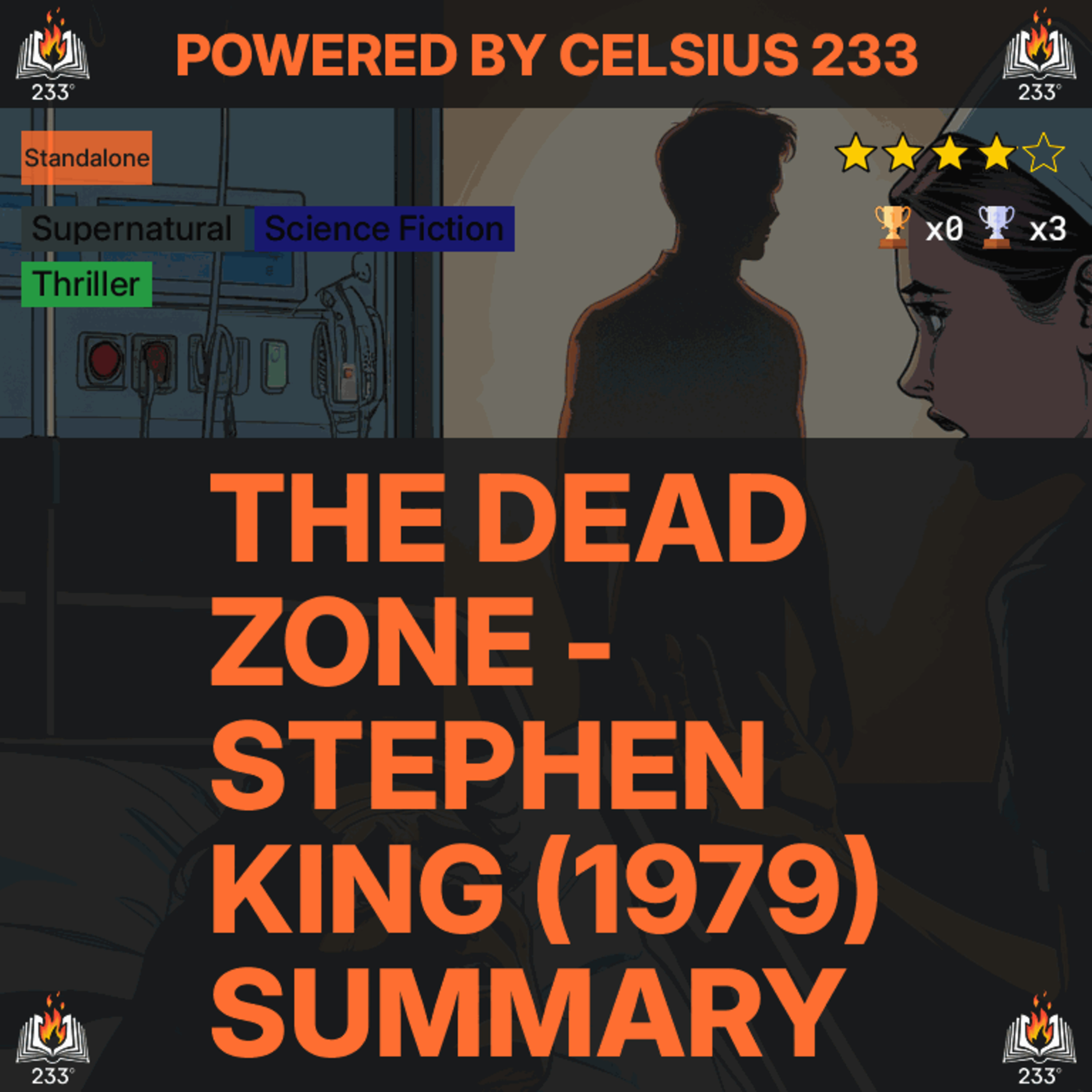 The Dead Zone - Stephen King (1979) Summary - 3.97 ⭐️