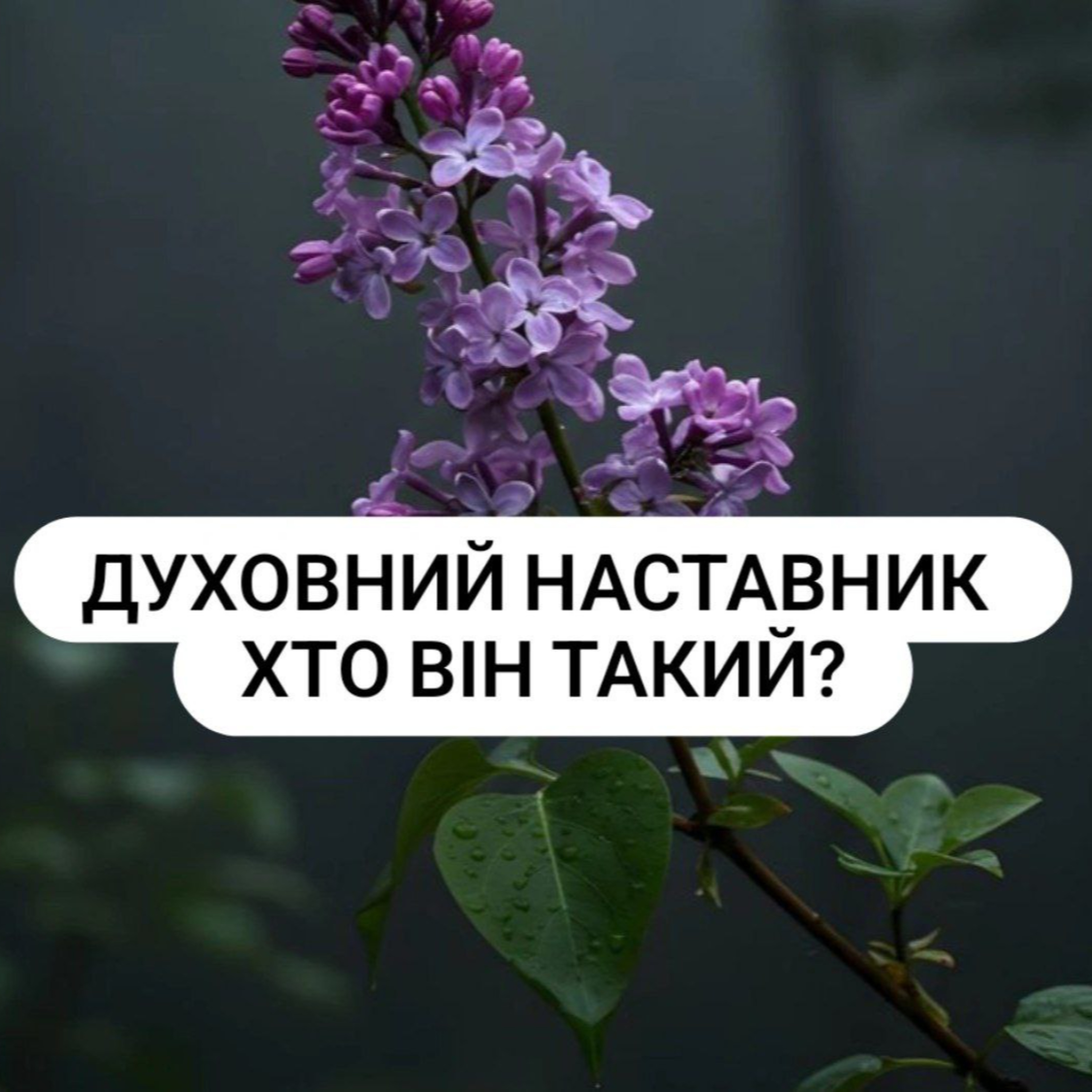 Духовний наставник - хто він? episode artwork