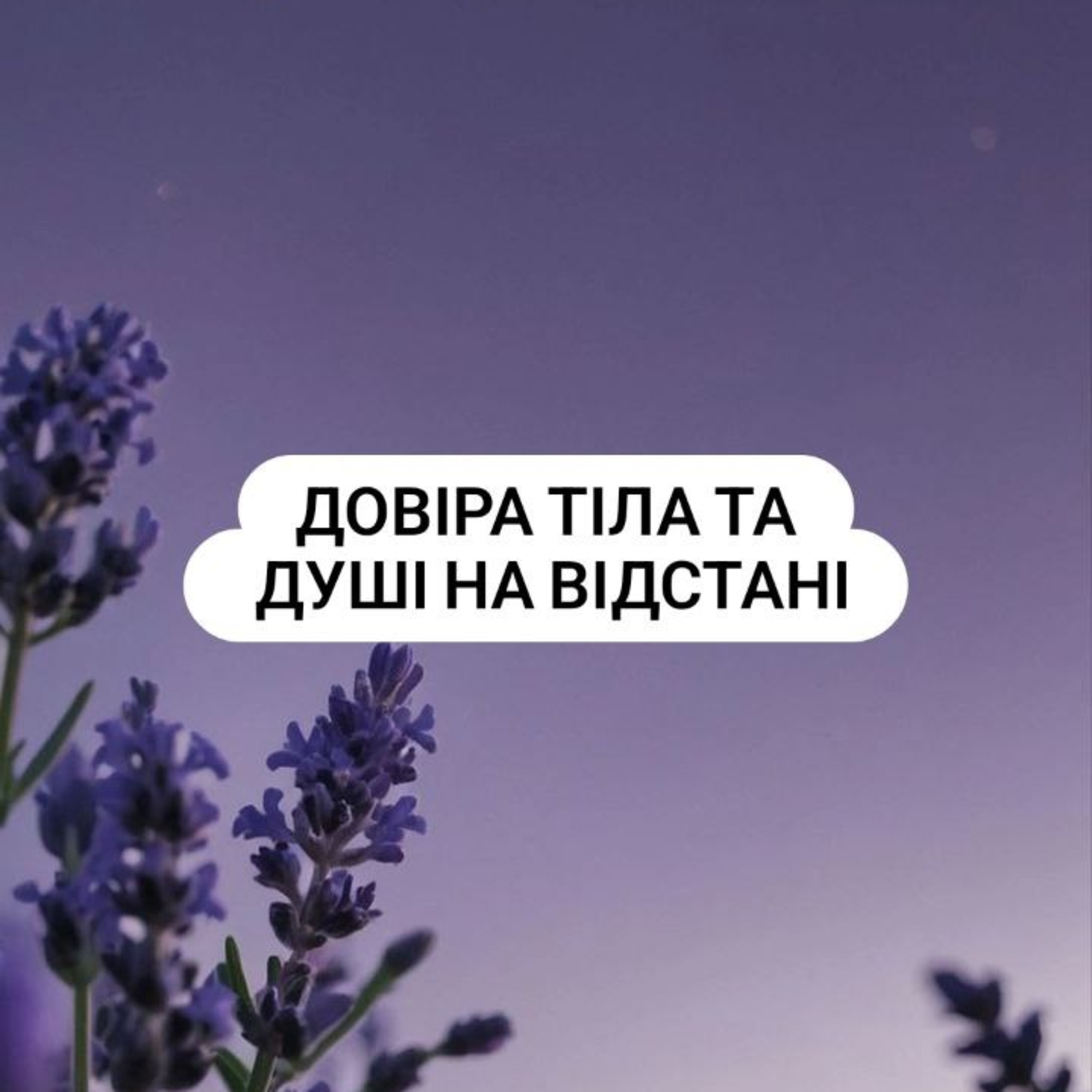 Довіра тіла та душі на відстані episode artwork