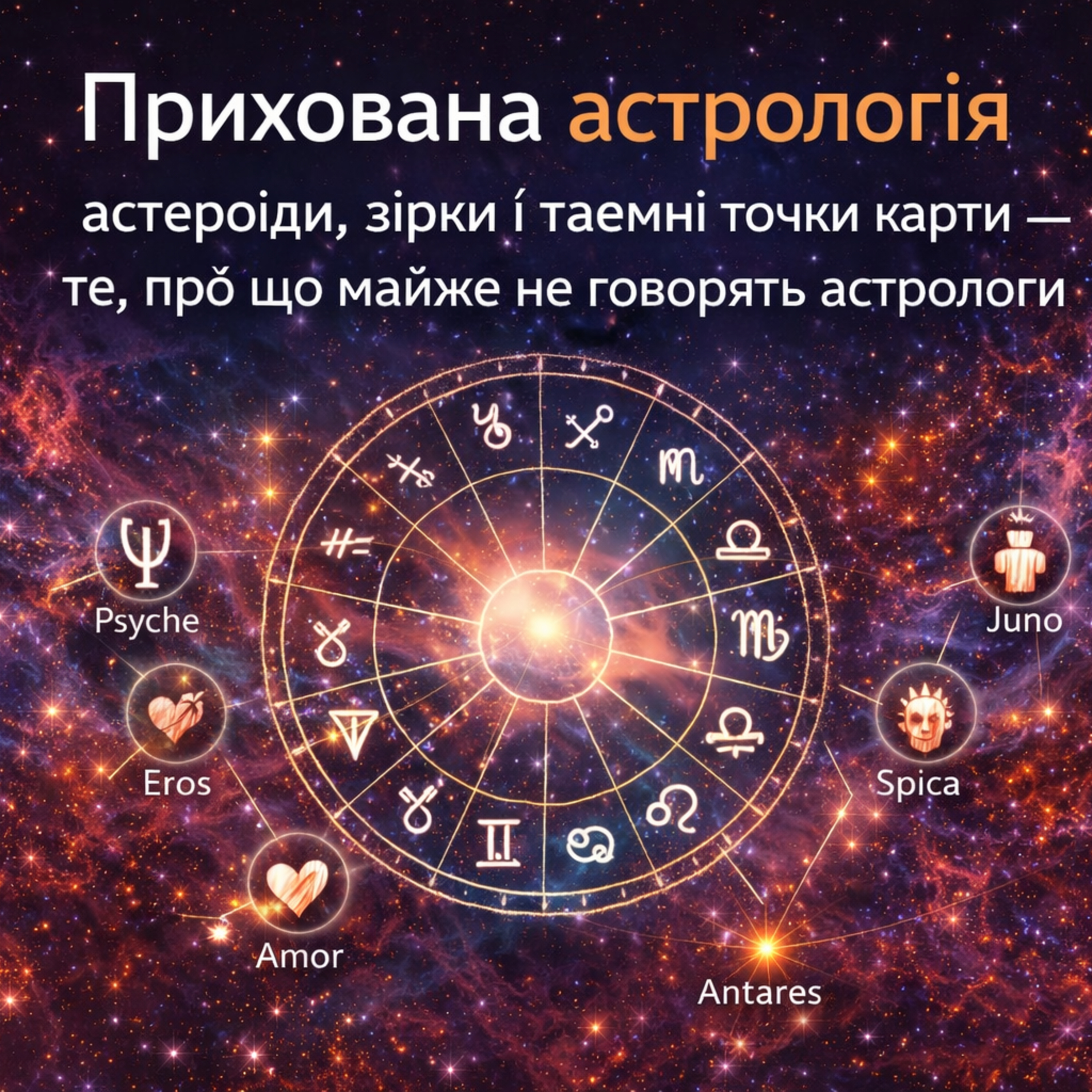 Астероїди та Зірки в карті. episode artwork
