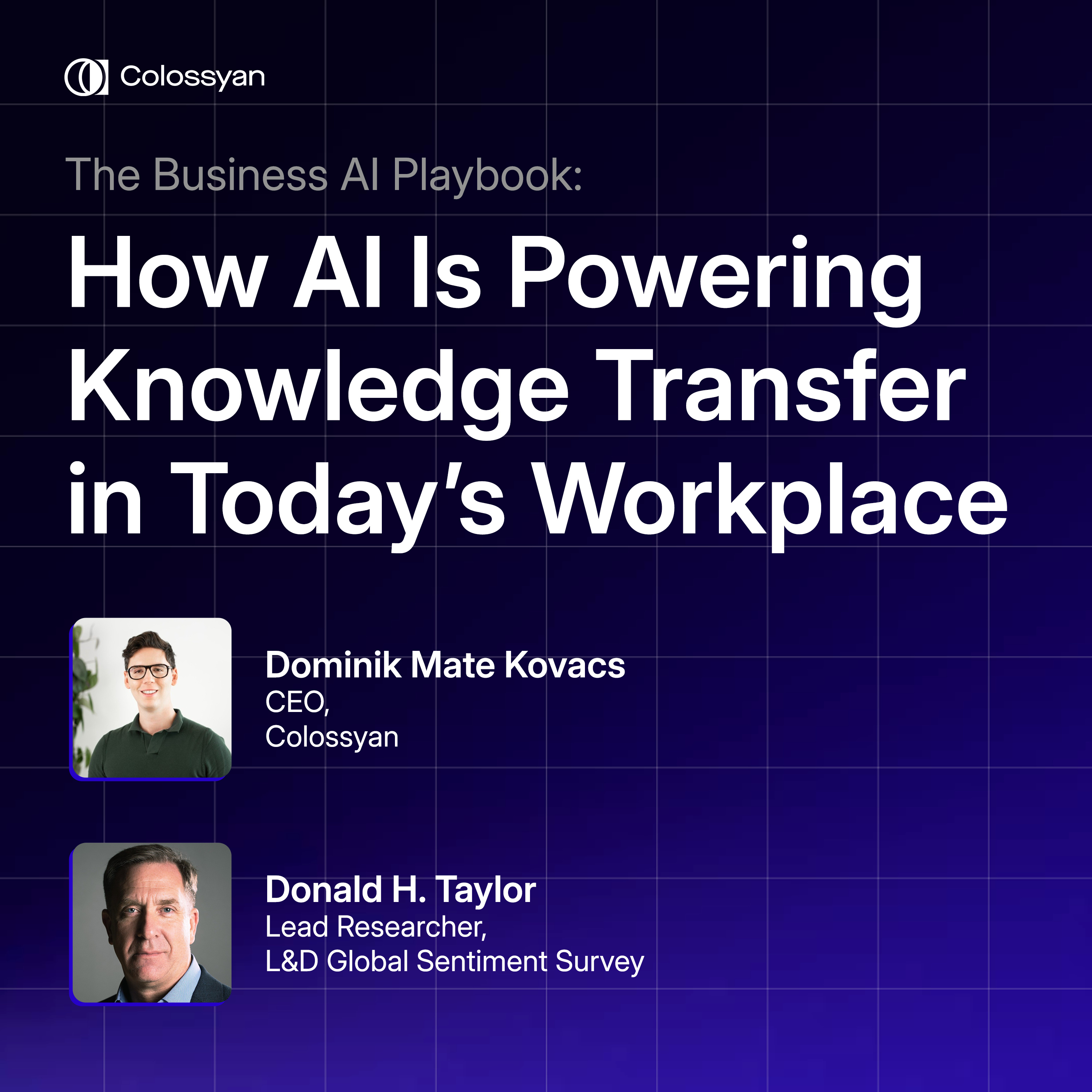 How AI is Powering Knowledge Transfer in Today's Workplace with Donald H. Taylor episode artwork