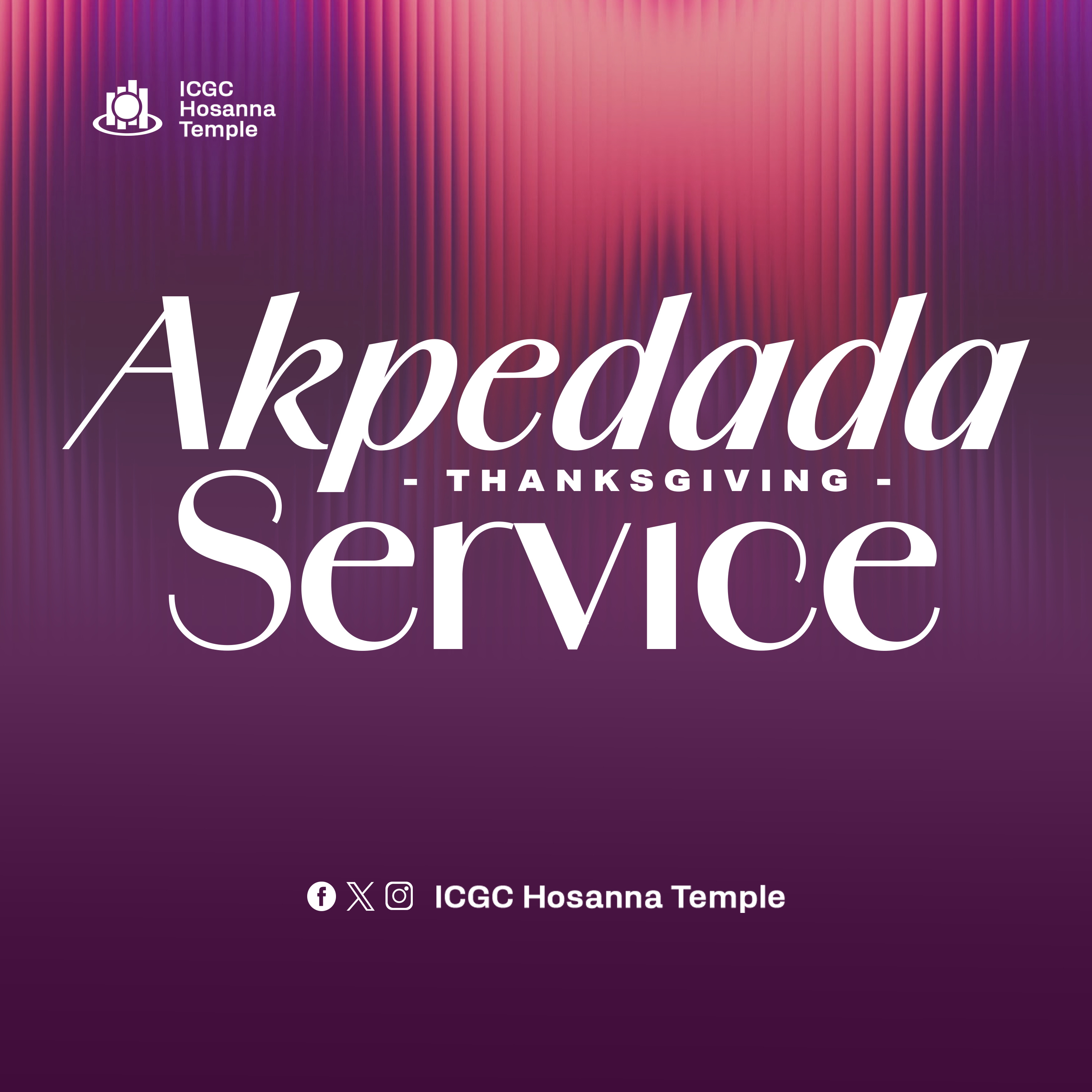 ICGC Hosanna Temple Podcast