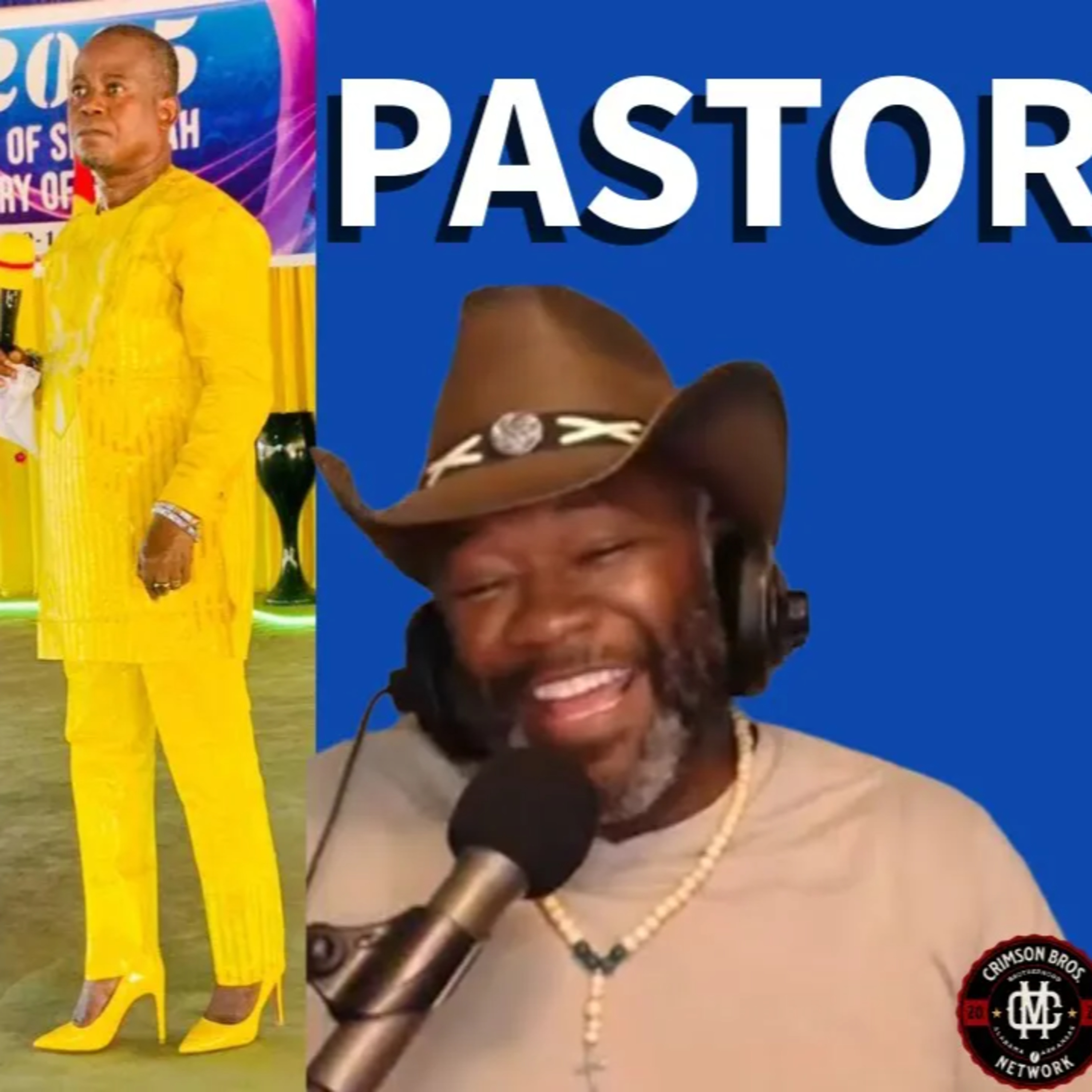 Pastor delivering the word in high heels episode artwork