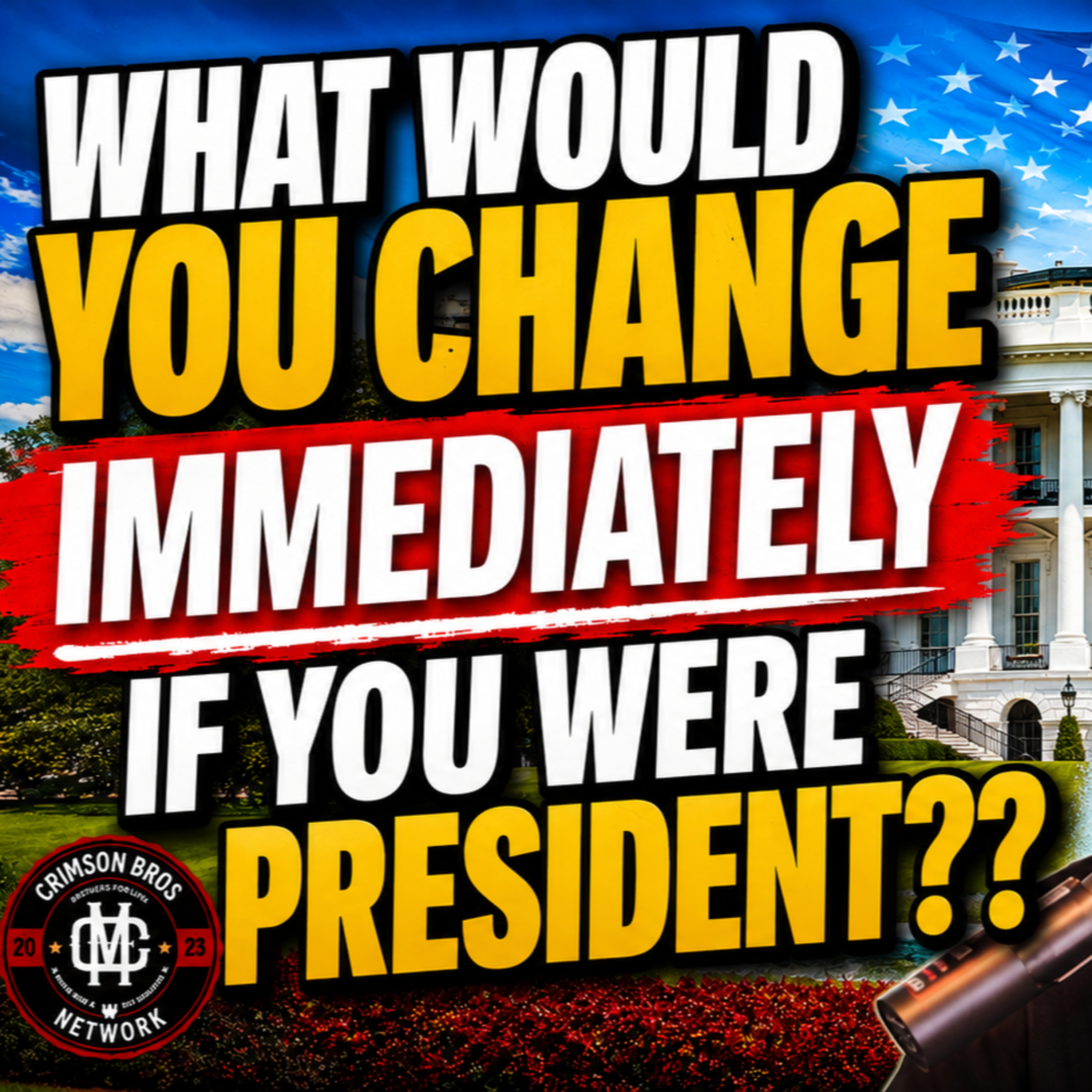 Two things you would do if you were president now episode artwork