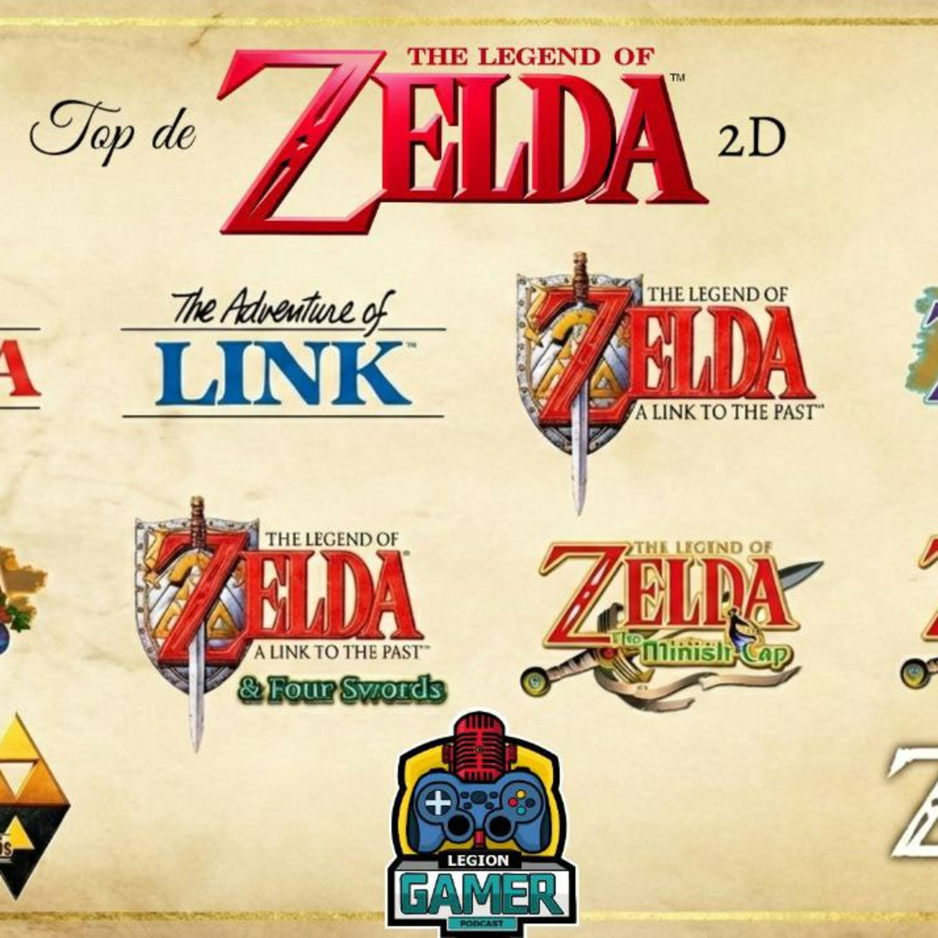 #223B – 40 años de la serie más legendaria: Top 2D de The Legend of Zelda