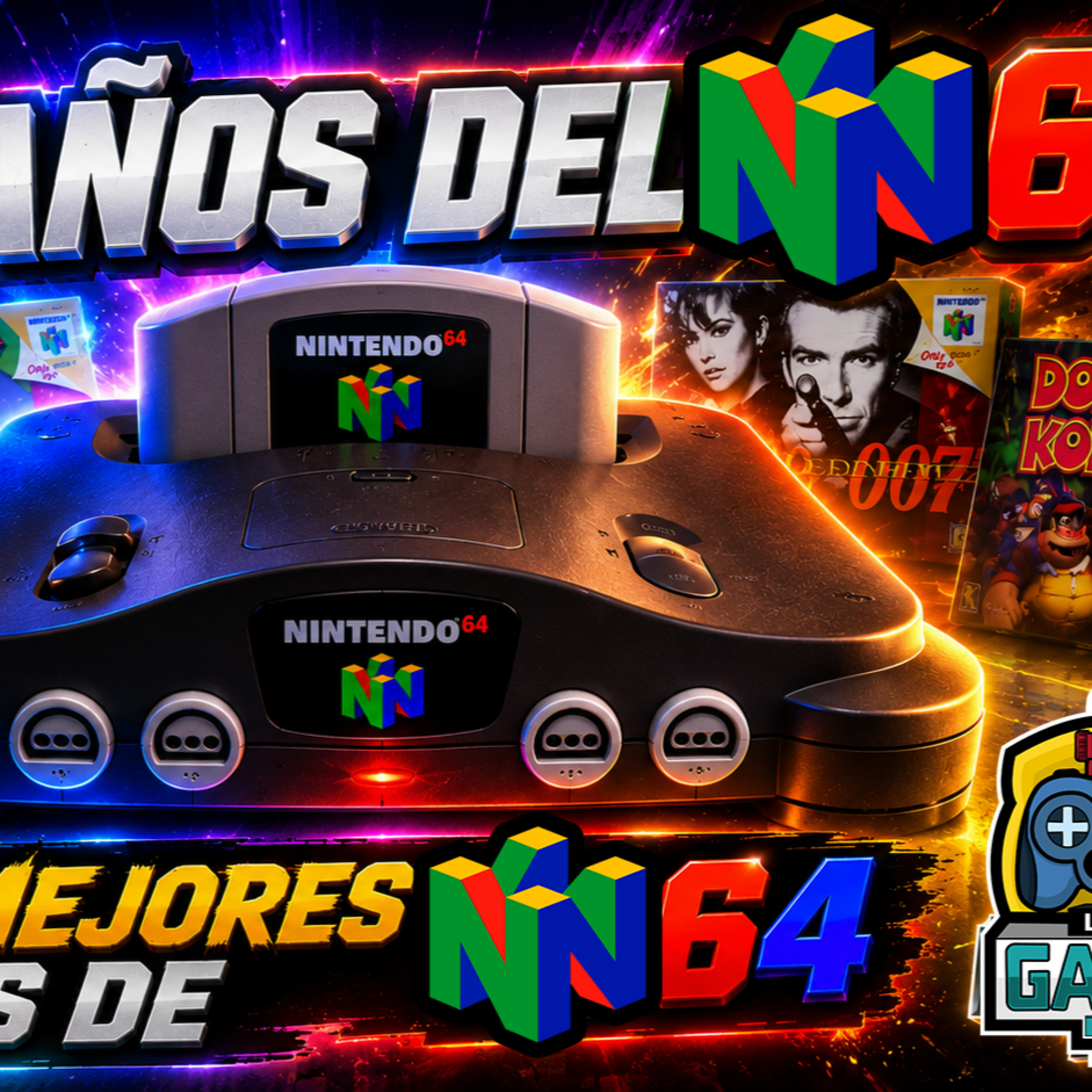 #232 B – #Gamingside 30 años de la máquina de la diversión Nintendo 64 feat. XBI Podcast en Español