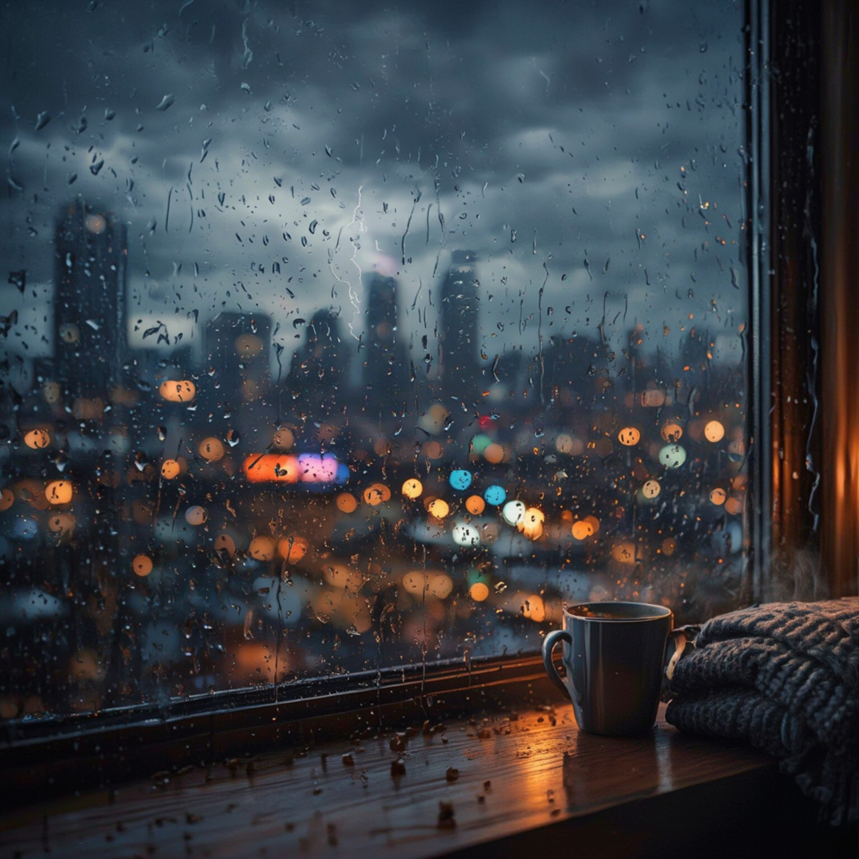 Rainstorm in the City – 1 Hour Thunder Sounds for Sleep & Relaxation