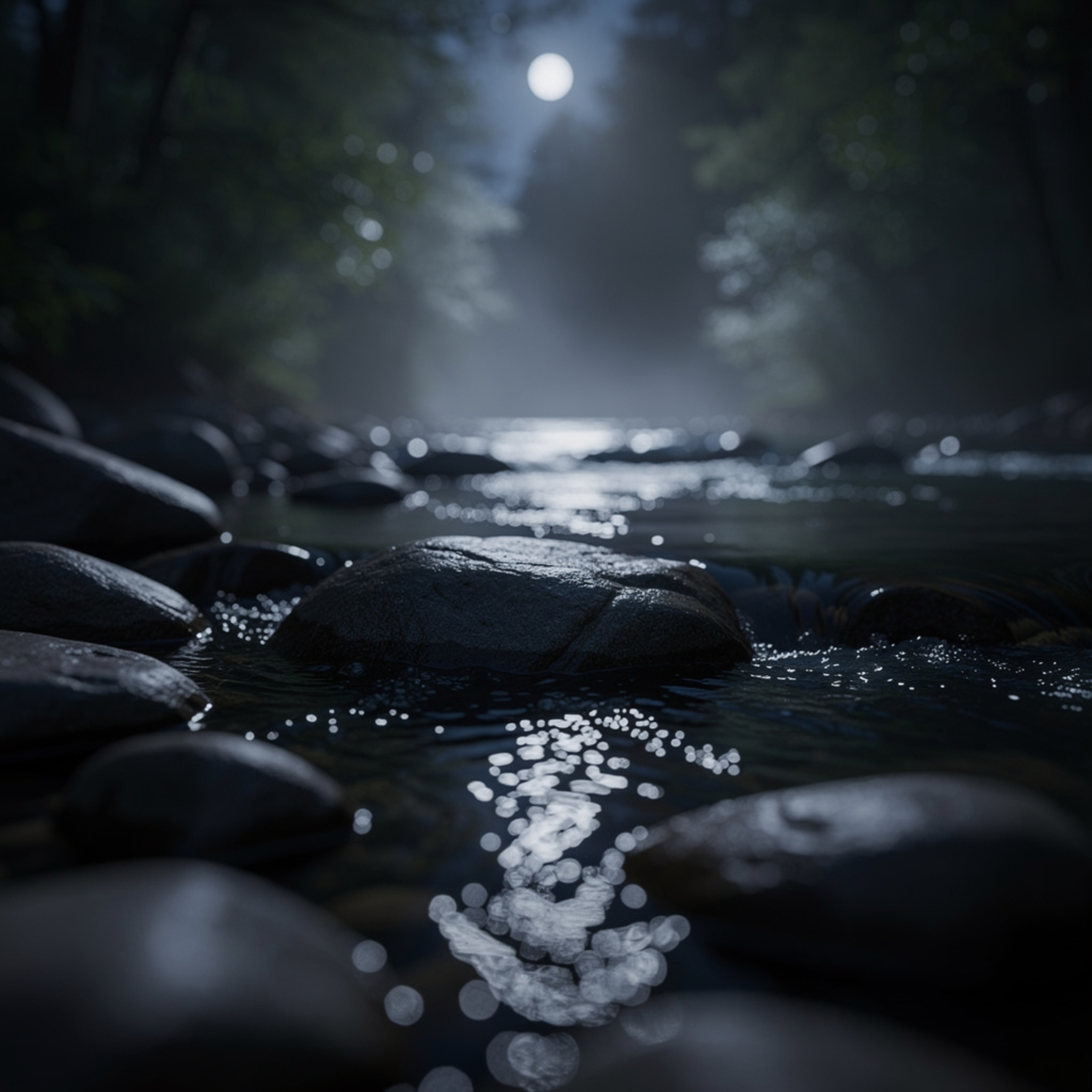 8 Hour River Sounds for Deep Sleep 🌙 Sleep Therapy