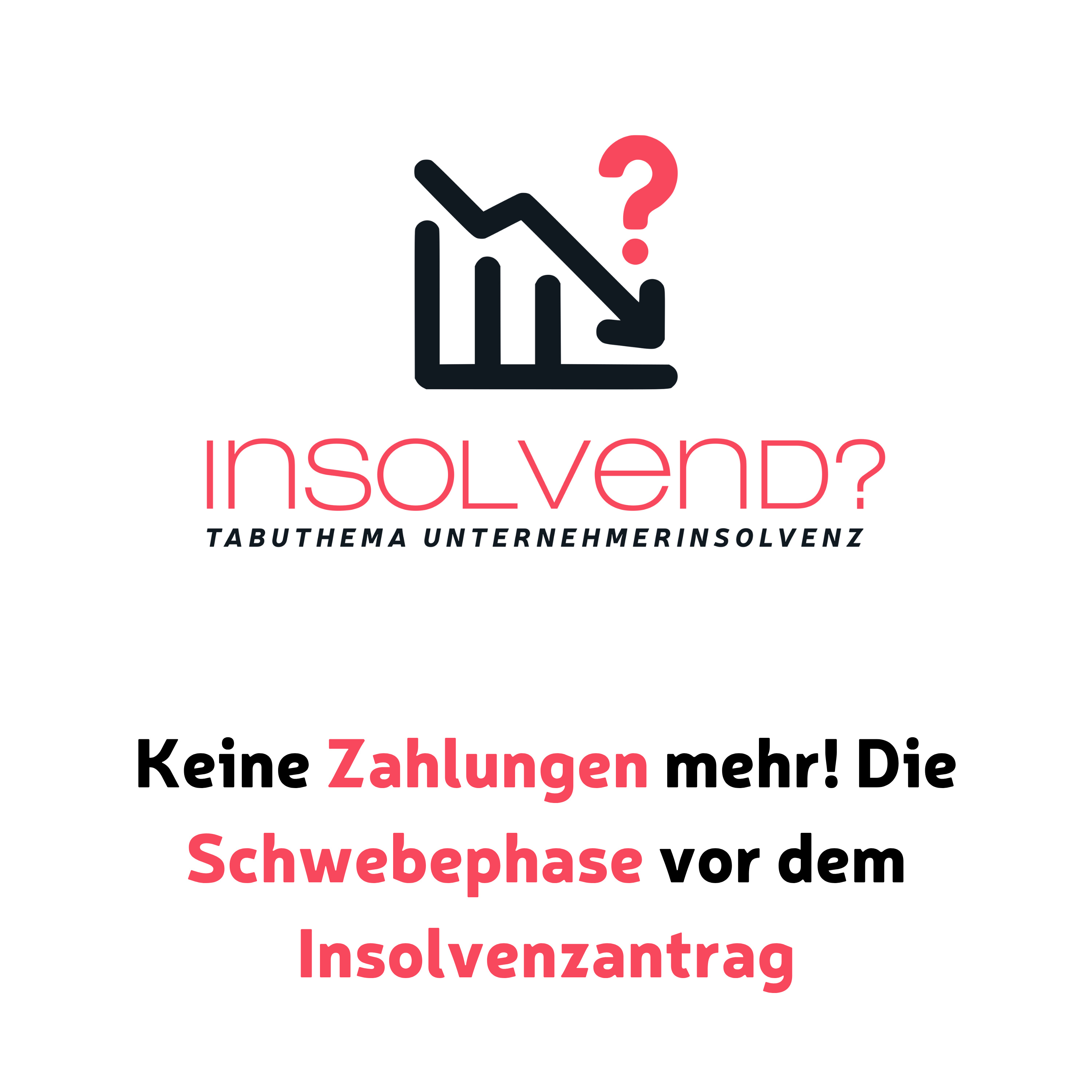 Keine Zahlungen mehr! Die Schwebephase vor dem Insolvenzantrag episode artwork