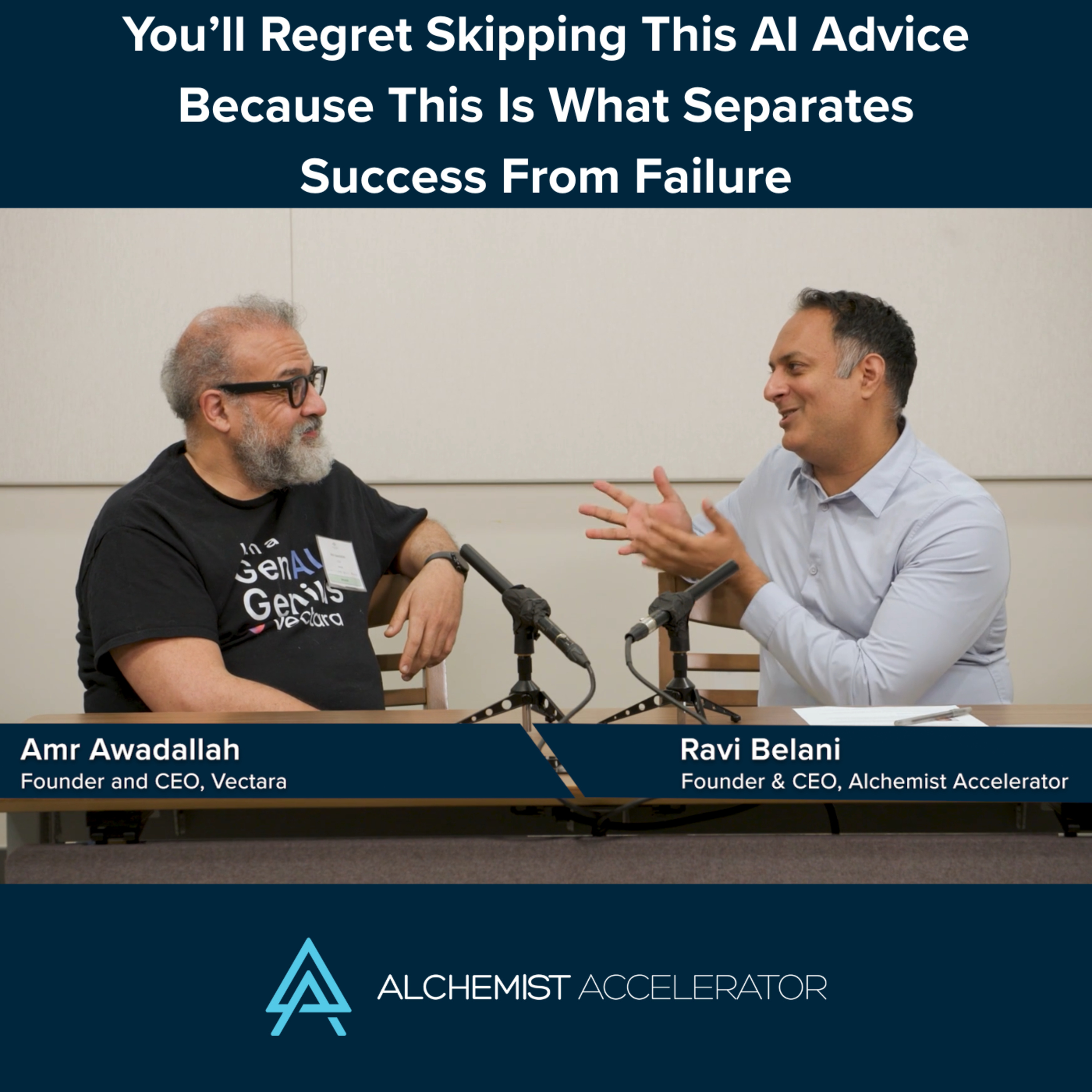 Why 95% of Enterprise AI Fails and How to Do It Right with Silicon Valley Legend Amr Awadallah. episode artwork