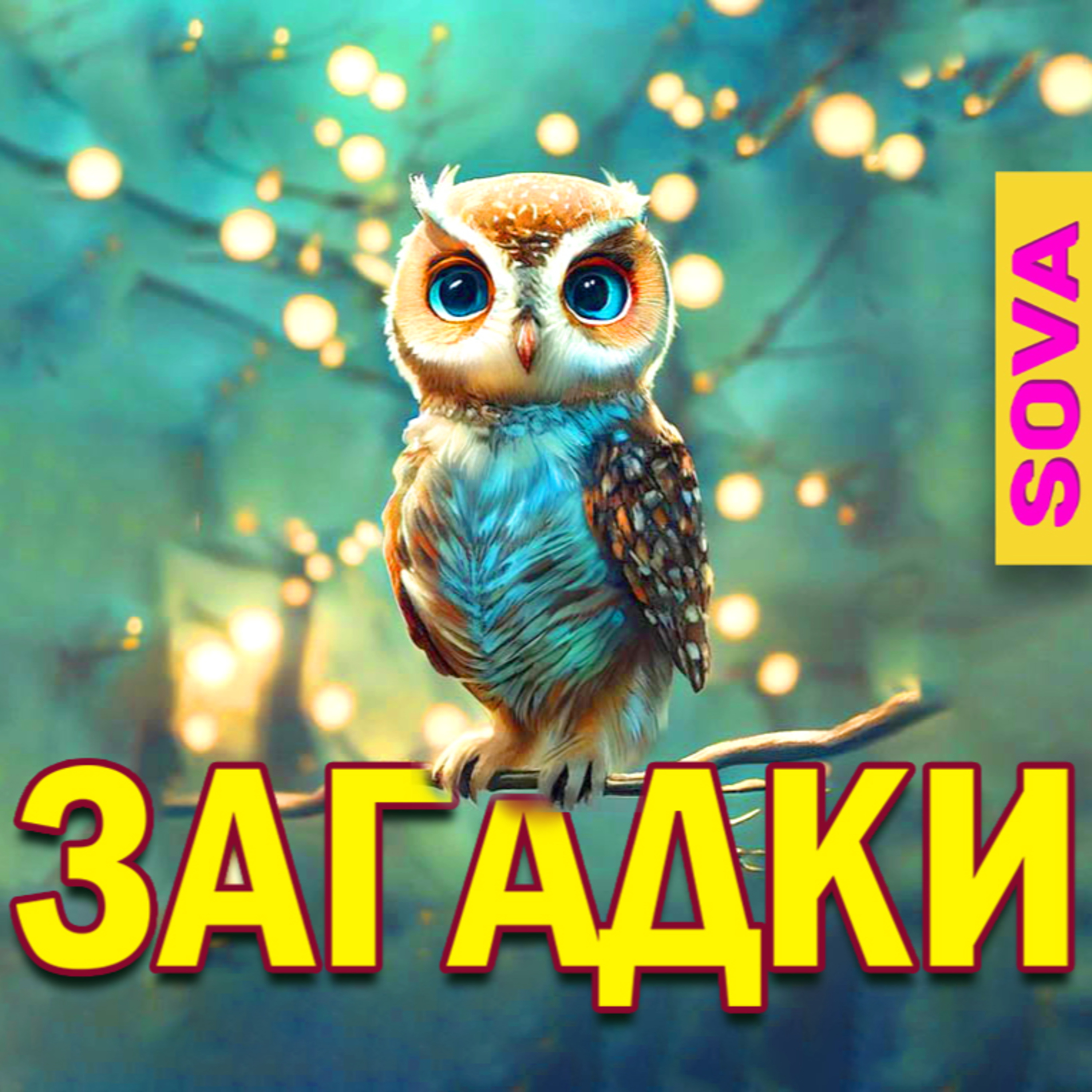 🎧ЗАГАДКИ - Про тварин, українською мовою. СОВА ОК. episode artwork