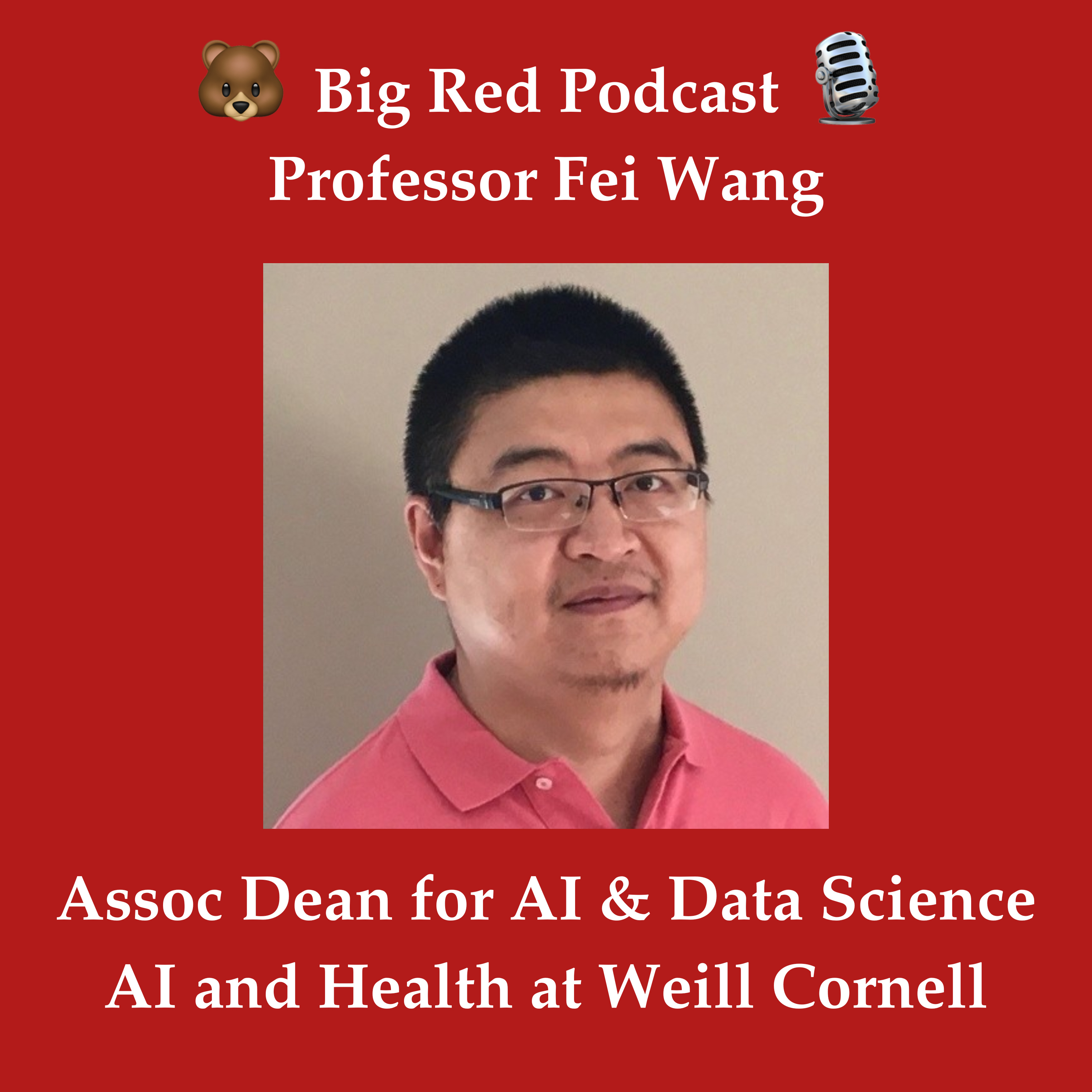 AI and Health at Weill Cornell: Professor Fei Wang is Associate Dean for AI and Data Science at Weill Cornell episode artwork