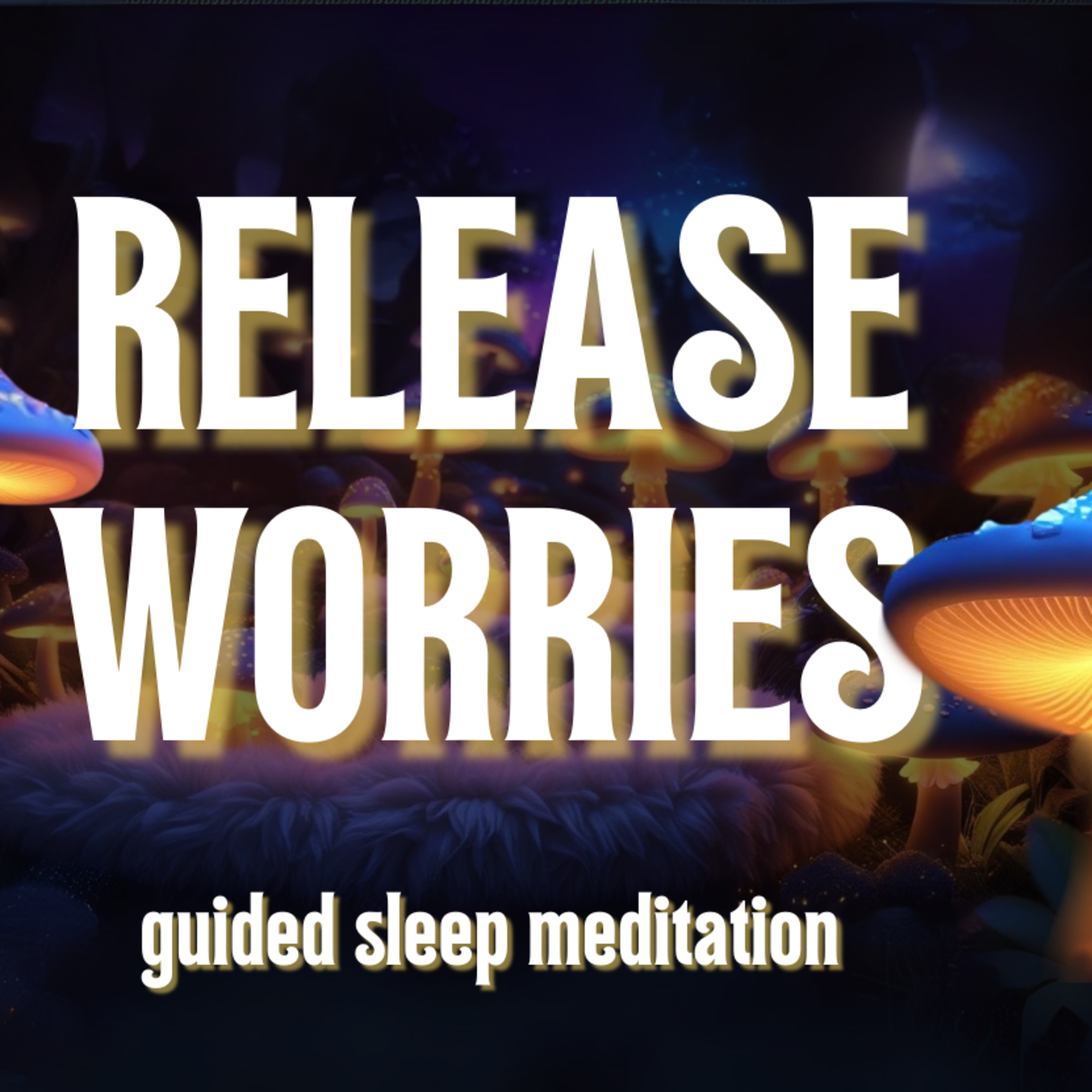 STOP WORRIES | Sleep Meditation - 21 Day Challenge (w Rain Sounds)