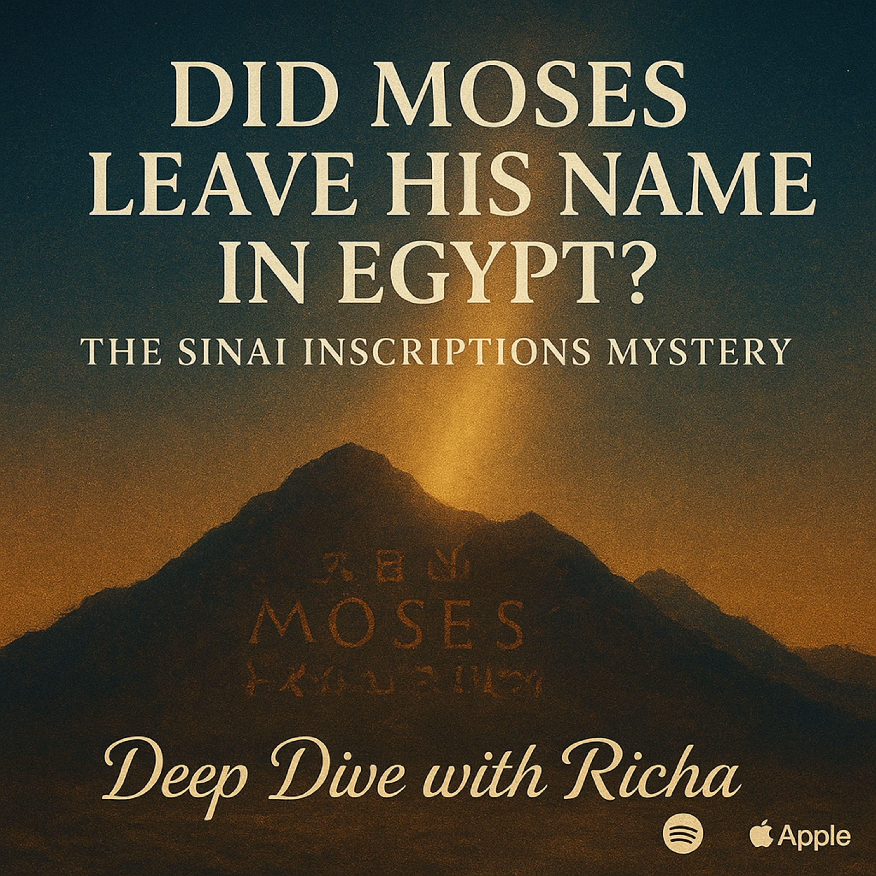 Did Moses Leave His Name in Egypt? The Sinai Inscription Mystery episode artwork