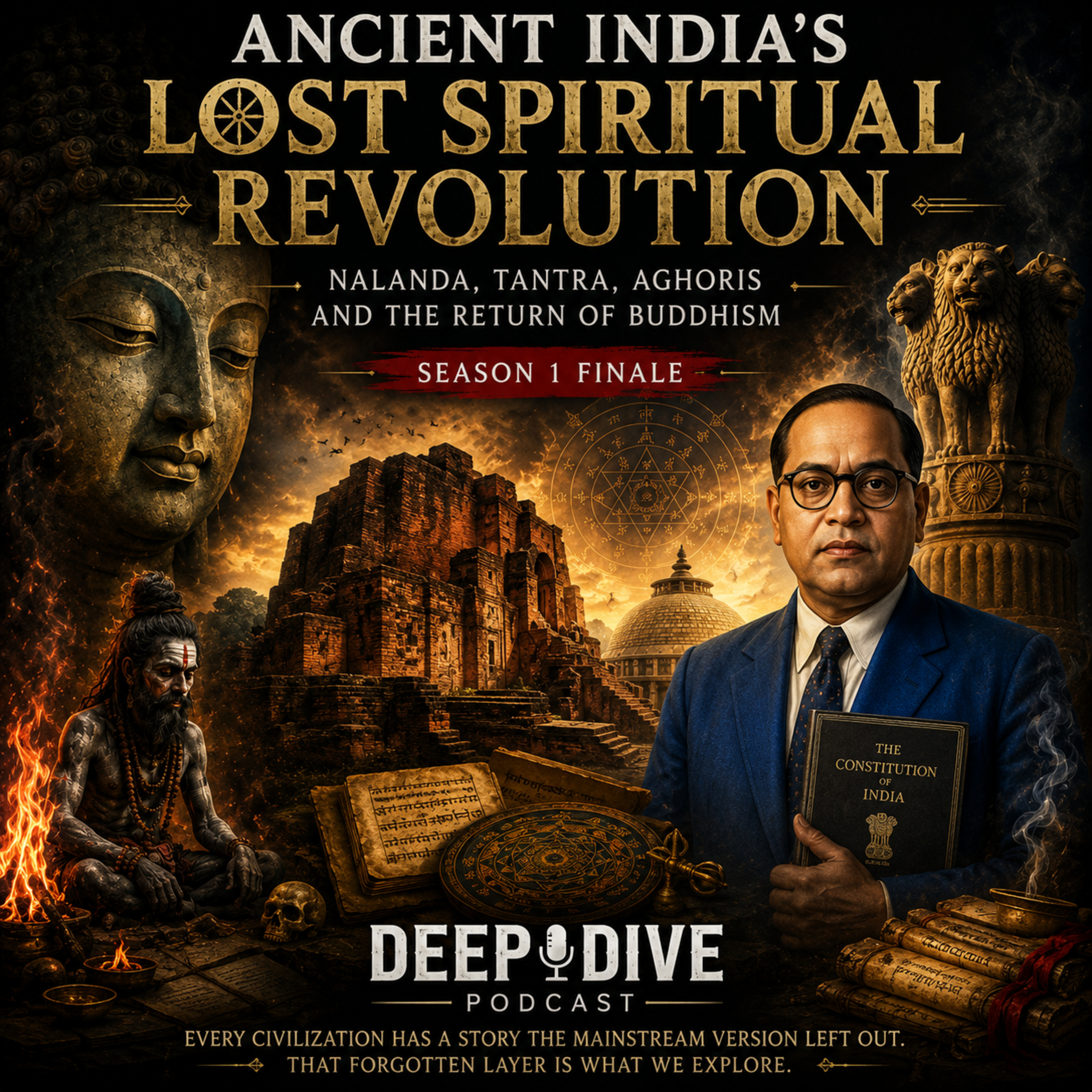 EP05 (Part3) How Buddhism Vanished From India | Nālandā, Tantra & Ambedkar's Return episode artwork