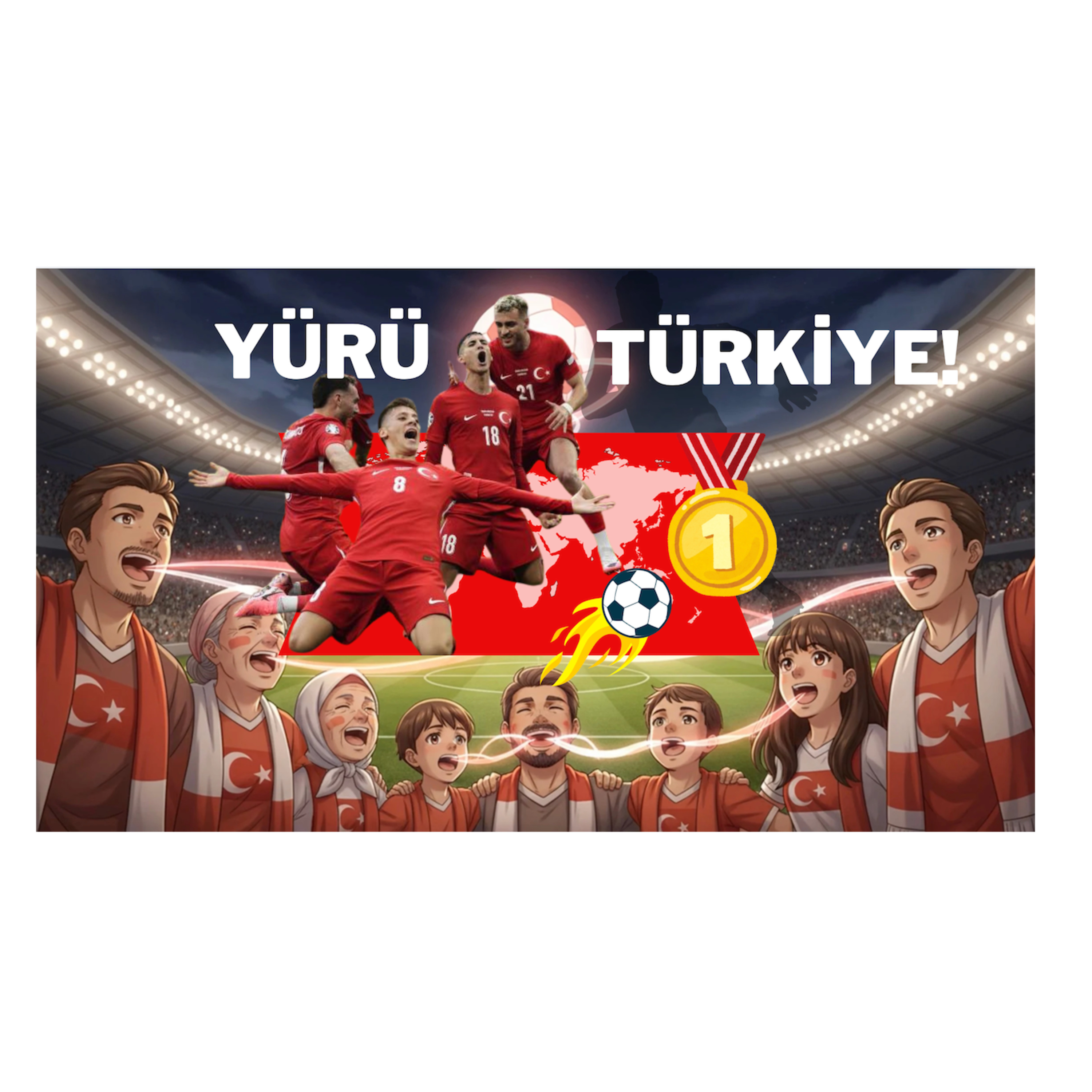 🇹🇷 YÜRÜ TÜRKİYE YÜRÜ! 🇹🇷 ( Dünya Kupası Şarkısı)  episode artwork