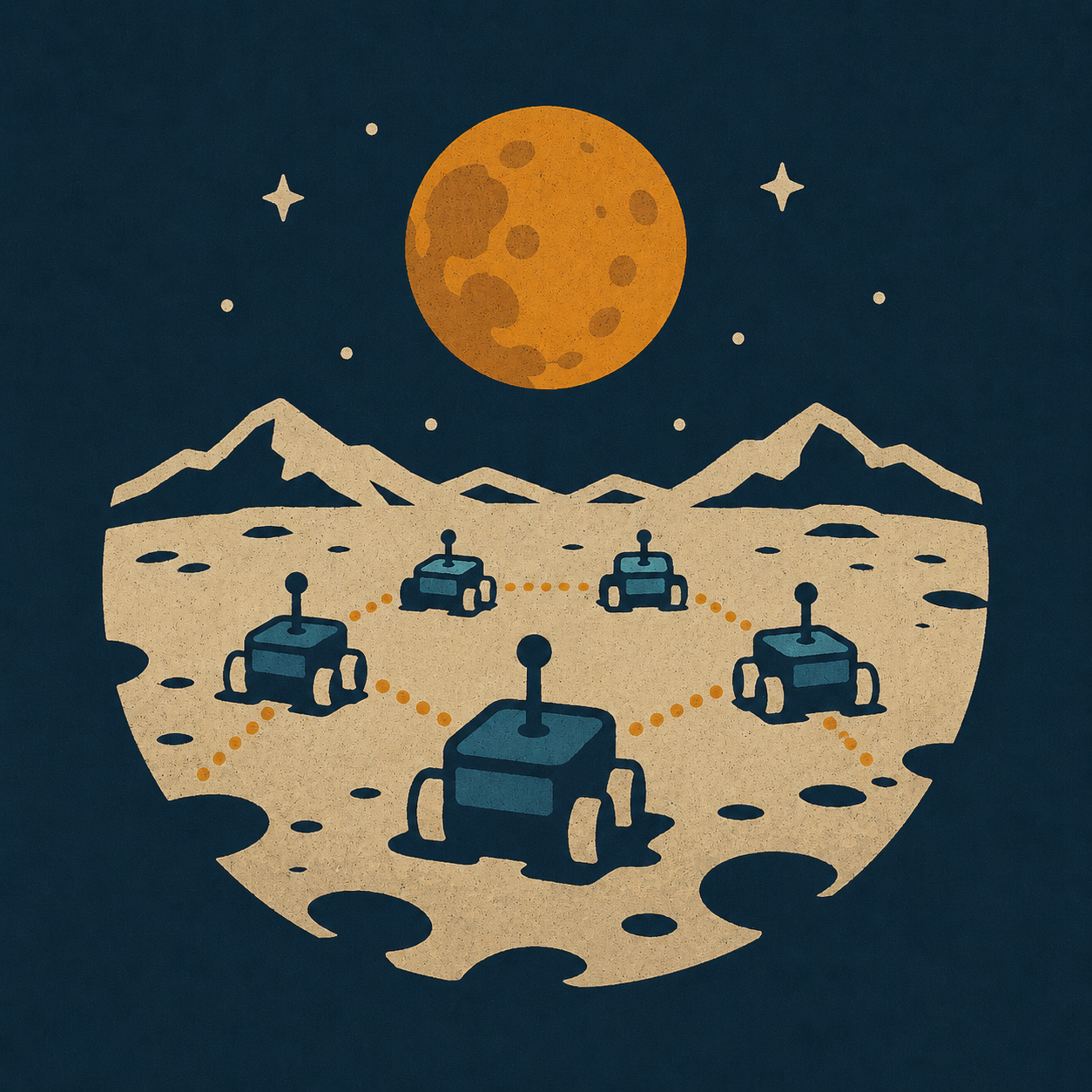 Swarm Robots: The Key to Exploring the Moon