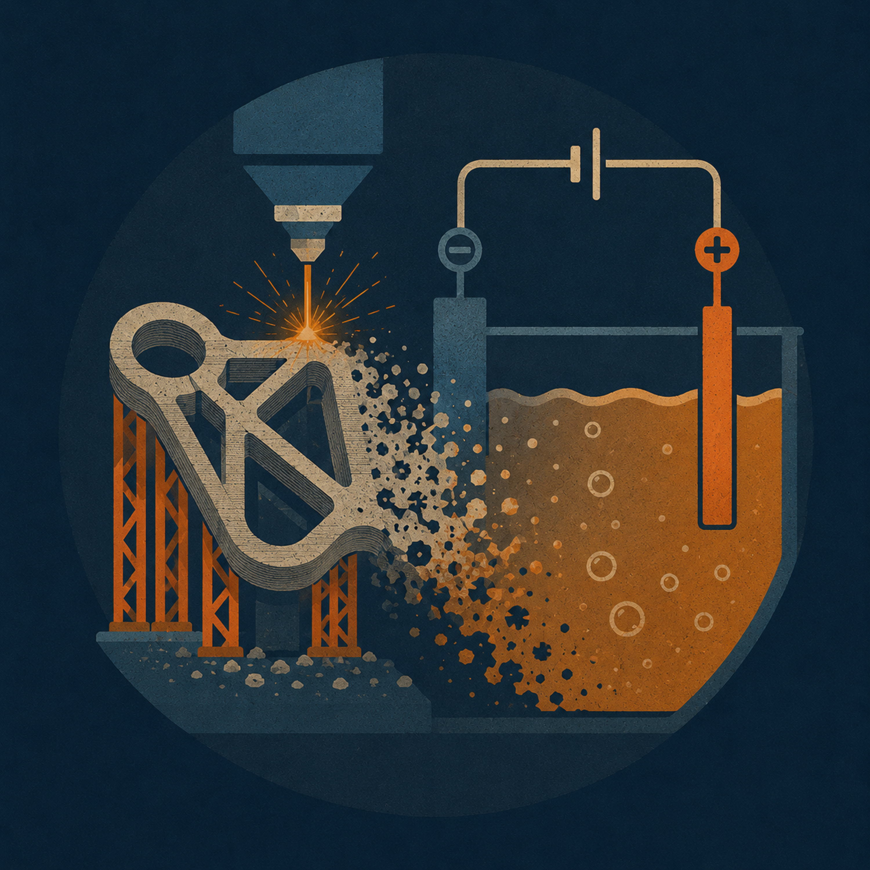 Eating Metal Away: New Era of 3D Printing