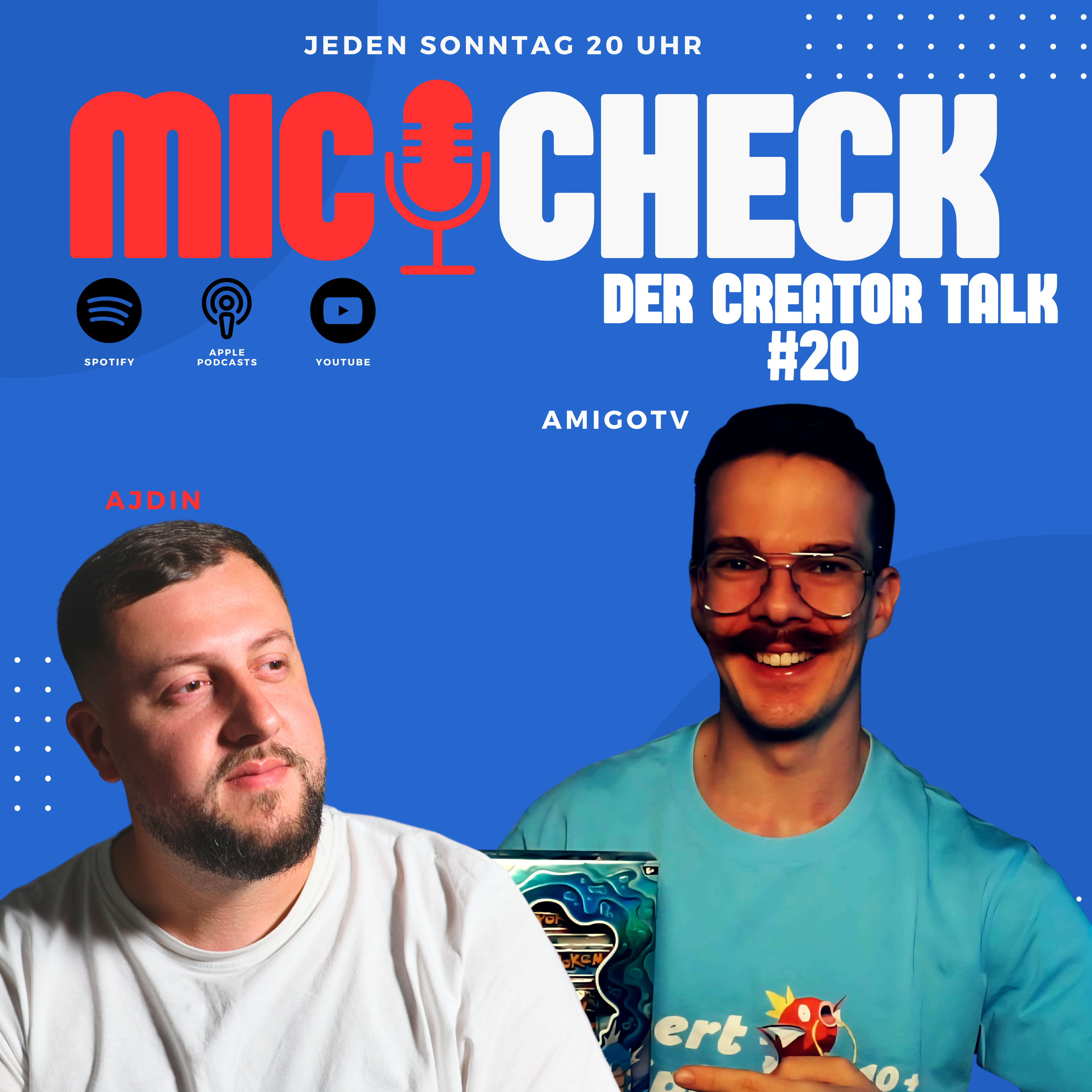 Von Pokémon zu Bodybuilding – Content, Disziplin & Creator-Ziele – Mic Check mit AmigoTV