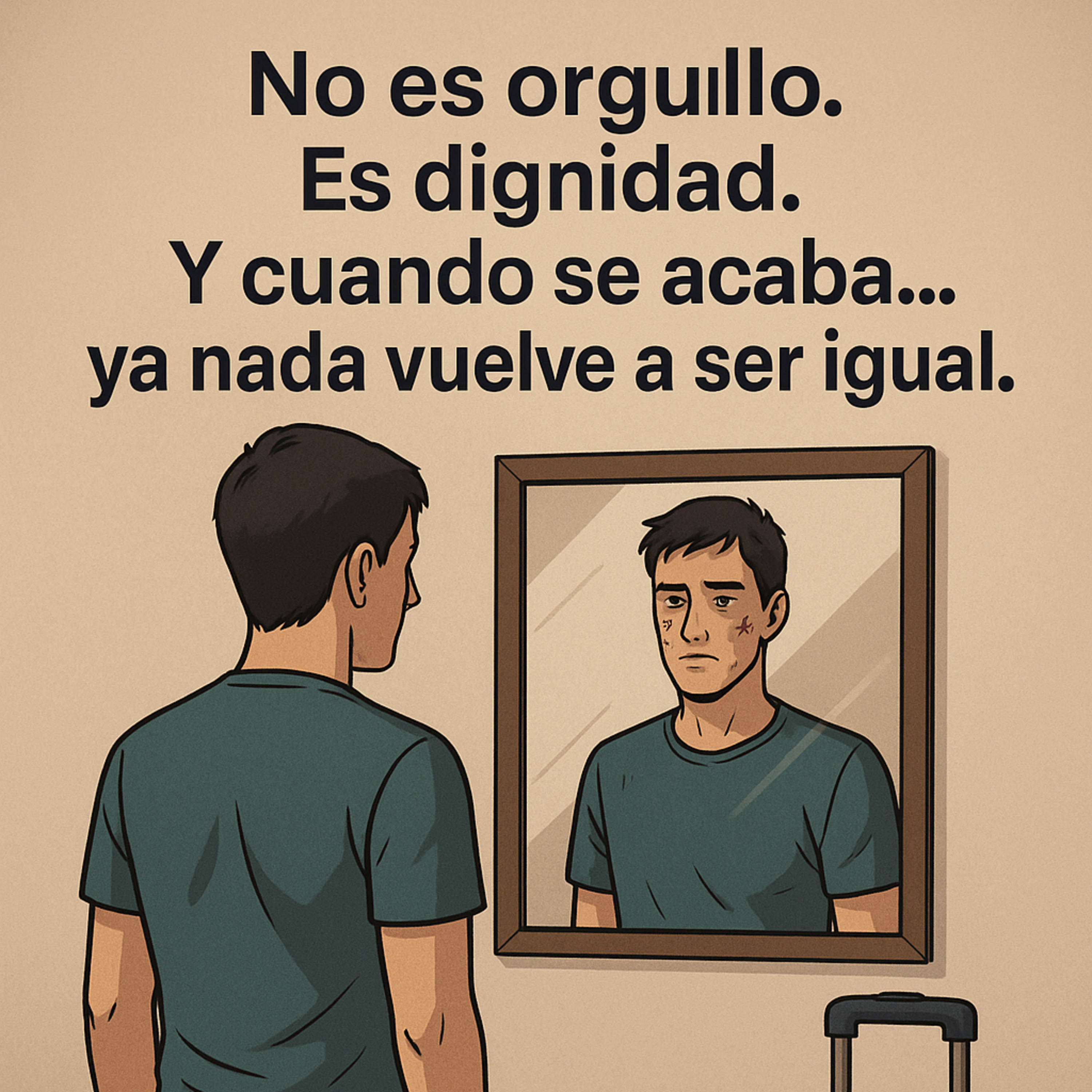 Cuando se acaba la dignidad, ya no hay vuelta atrás Cuando se acaba la dignidad, ya no hay vuelta atrás