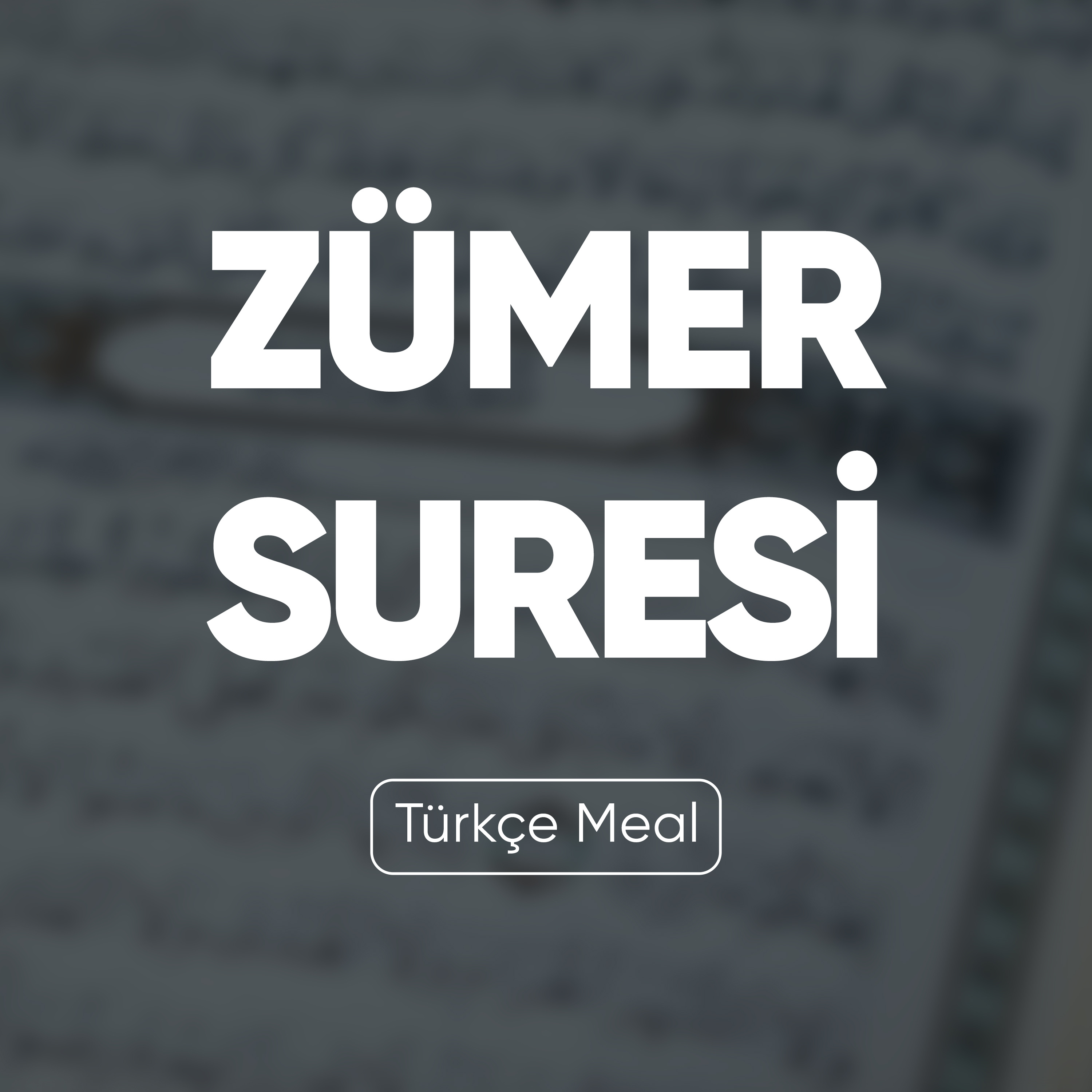 Zümer Suresi | Kuran Dinle (Türkçe Meal)