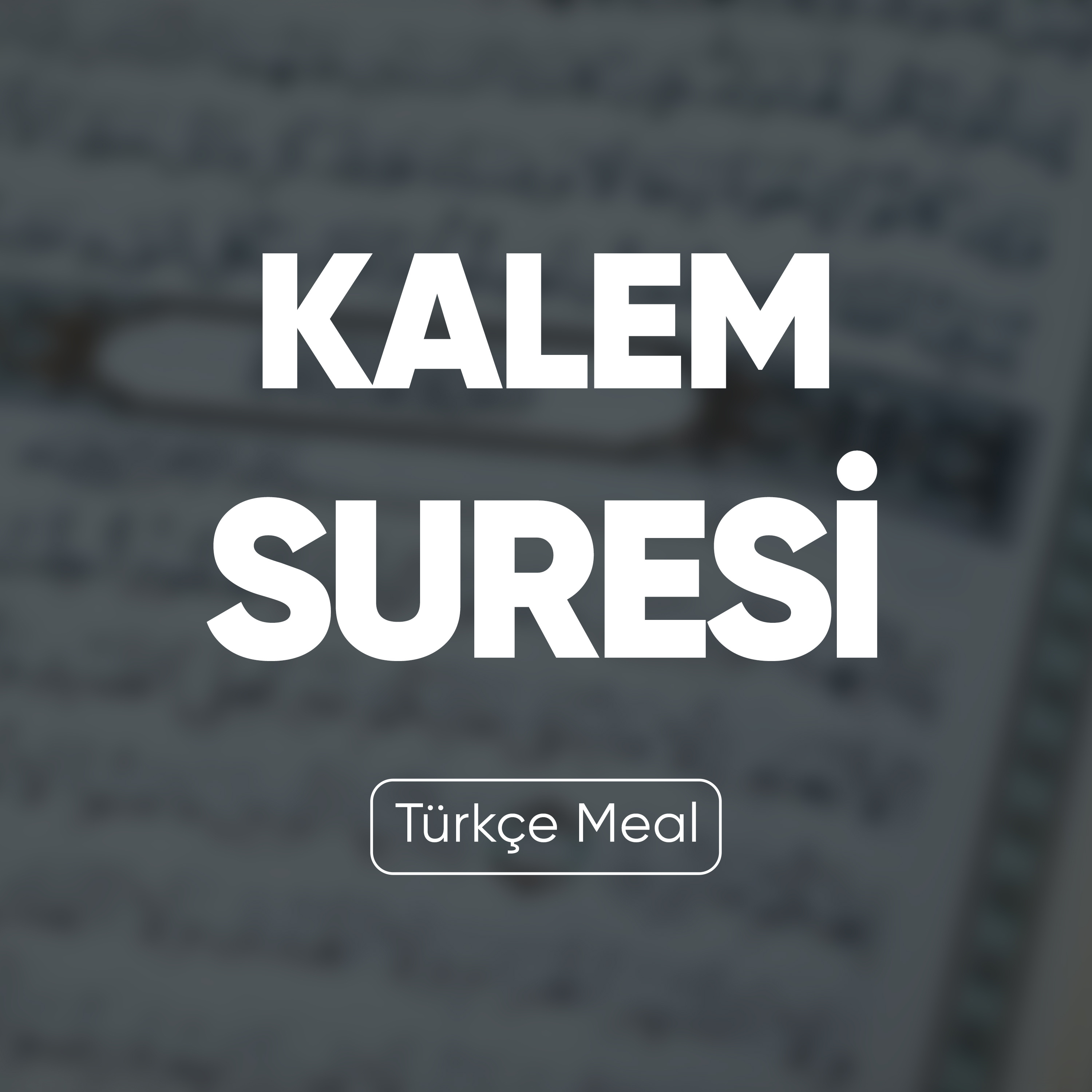 Kur\'an-ı Kerim Türkçe Meali | Dinle ve Anla