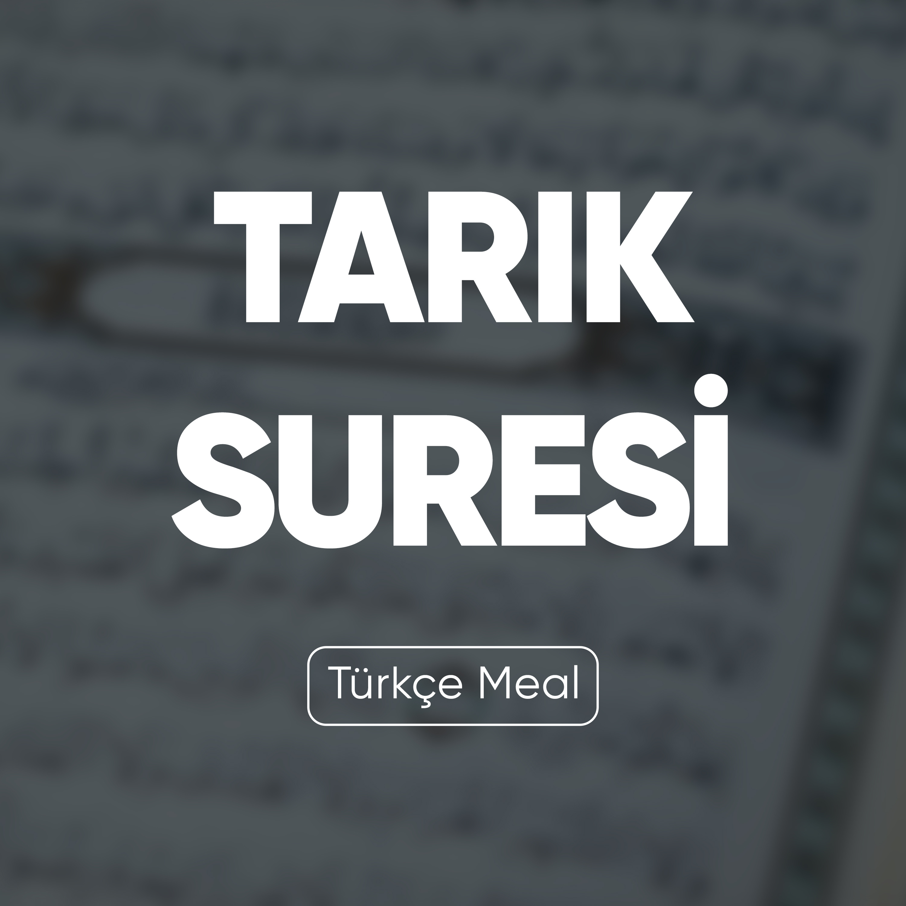 Tarık Suresi | Kuran Dinle (Türkçe Meal)