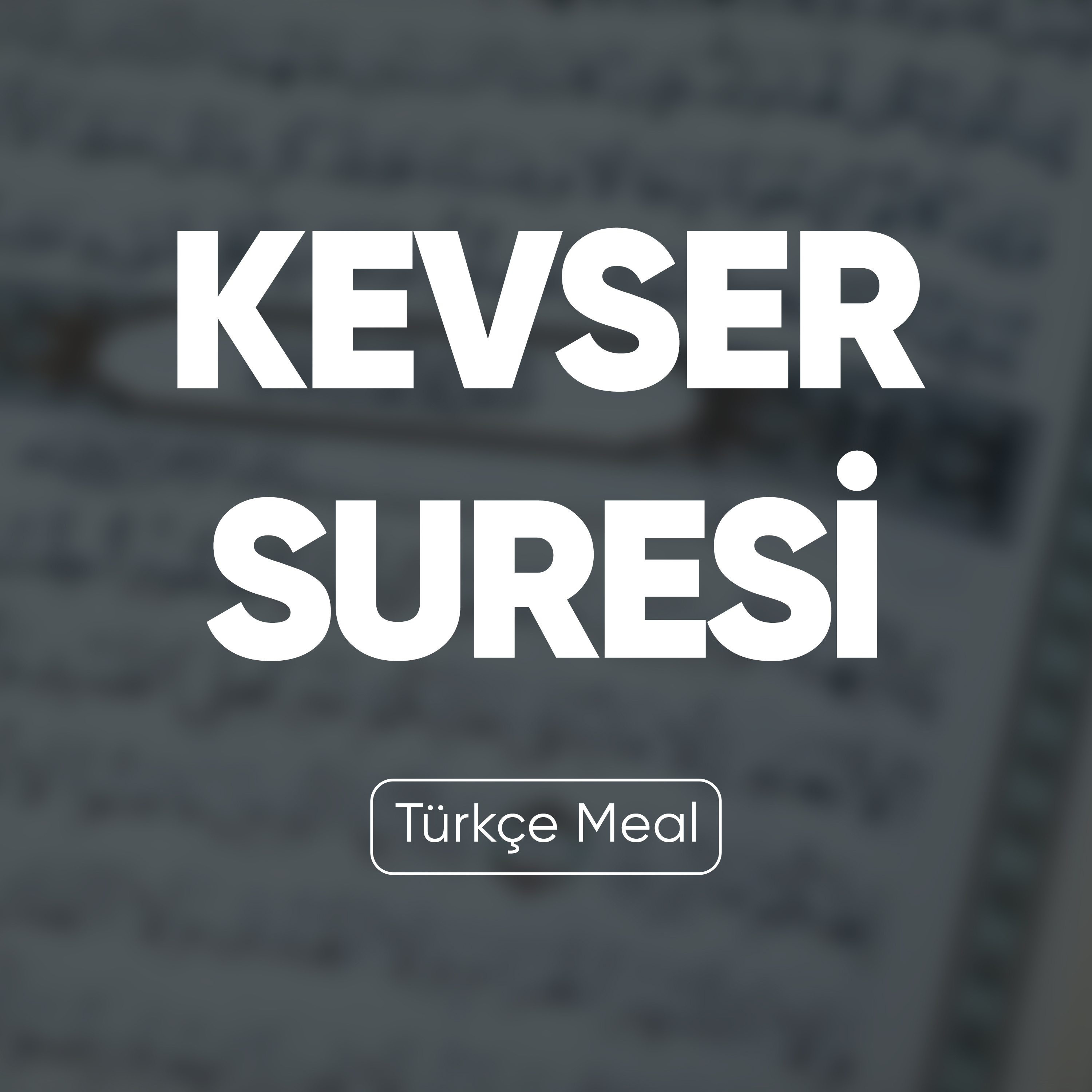 Kur\'an-ı Kerim Türkçe Meali | Dinle ve Anla