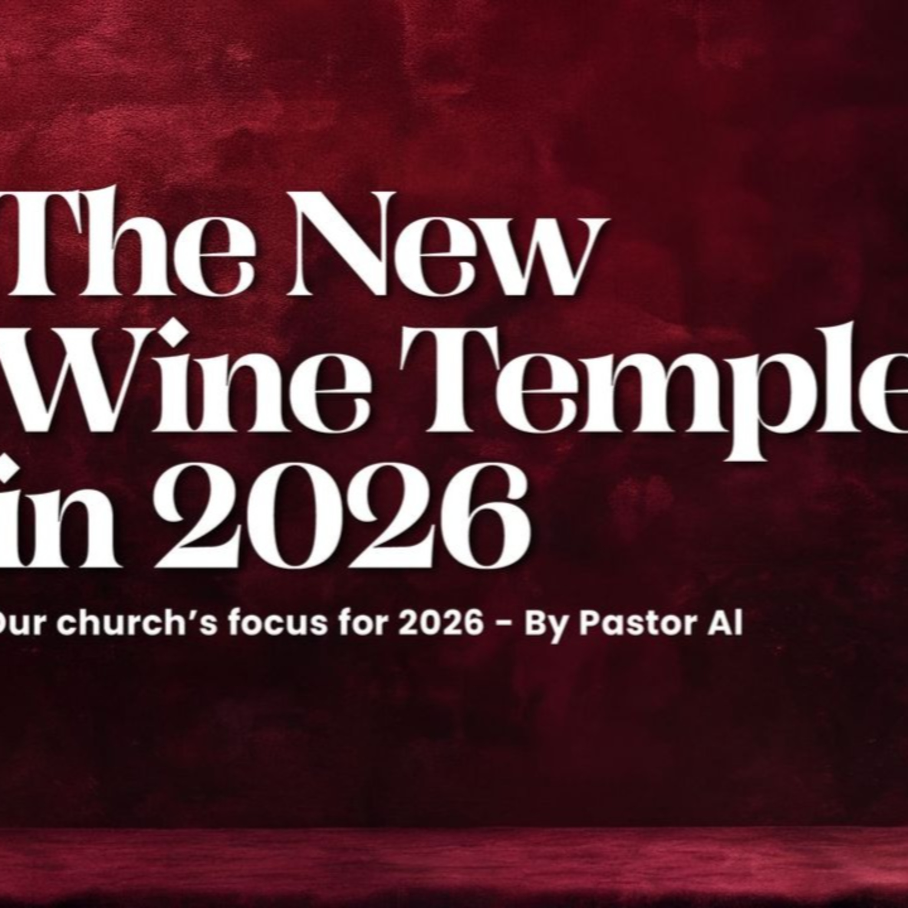 The New Wine In 2026 episode artwork