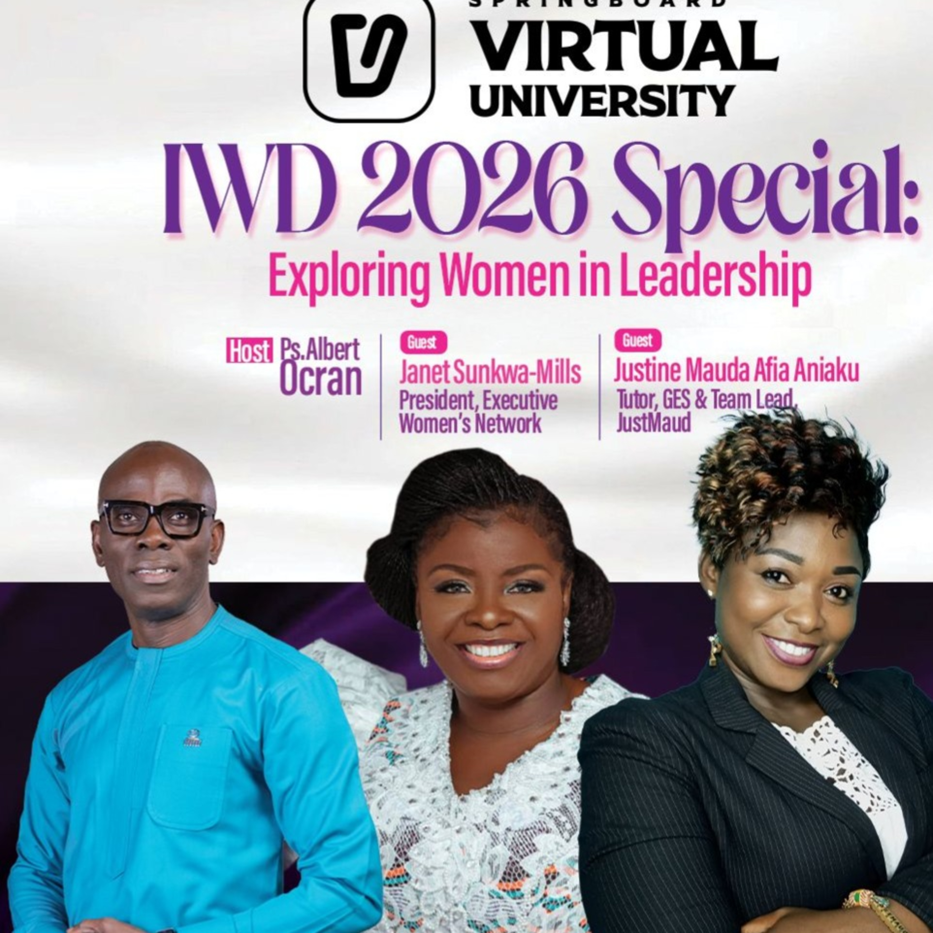 Virtual University: Exploring Women in Leadership with Janet Sunkwa-Mills & Justine Mauda Afia Aniaku episode artwork
