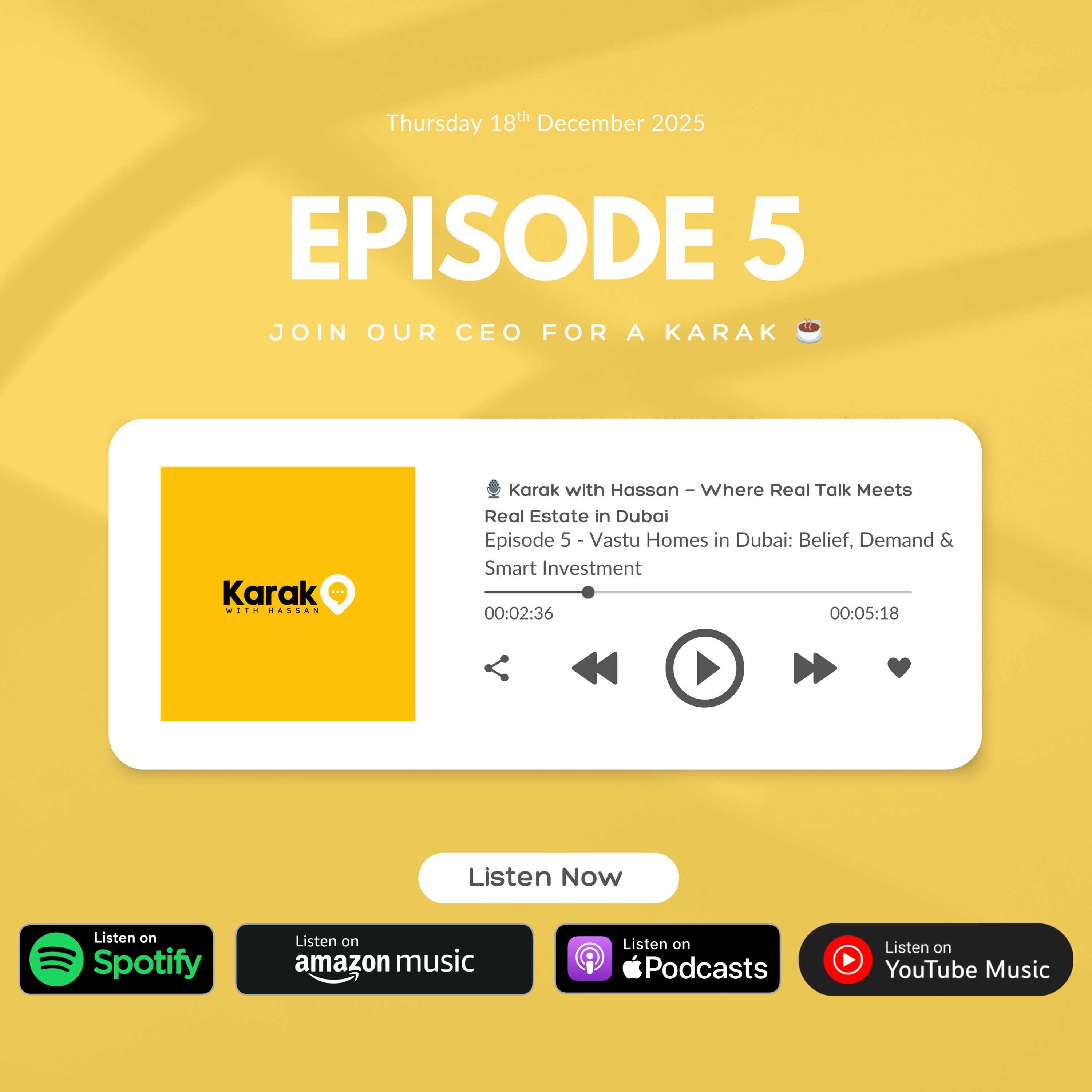 🎙️ Episode 5 – Vastu Homes in Dubai: Belief, Demand & Smart Investment episode artwork