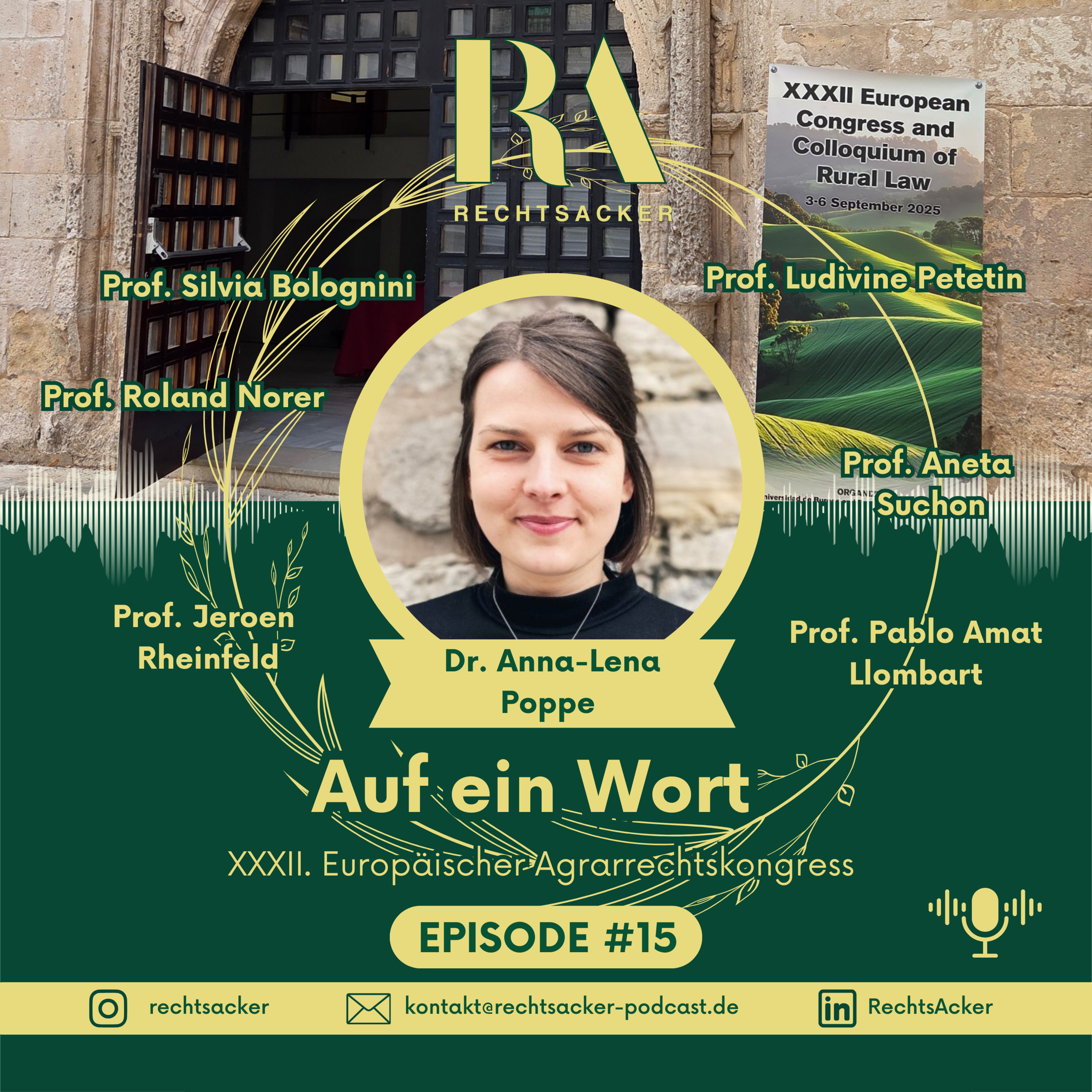 Episode 15: Auf ein Wort – Blick über den Tellerrand beim XXXII. Europäischen Agrarrechtskongress episode artwork