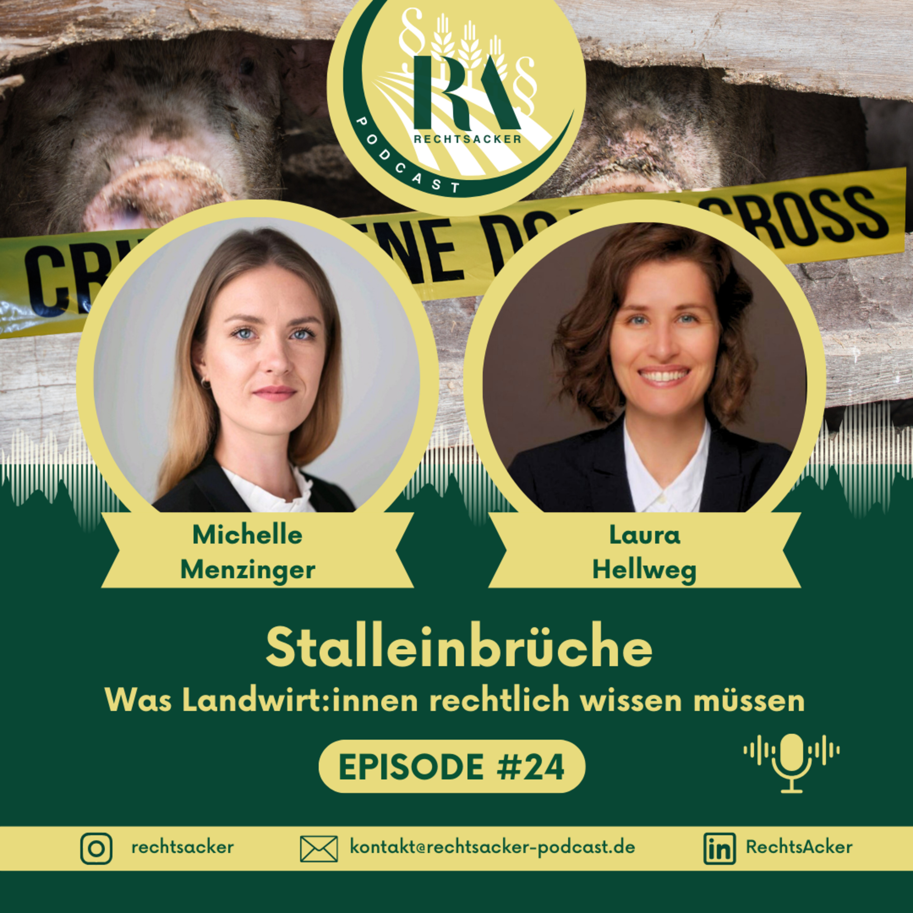 Episode 24: Stalleinbrüche – Was Landwirt:innen rechtlich wissen müssen episode artwork