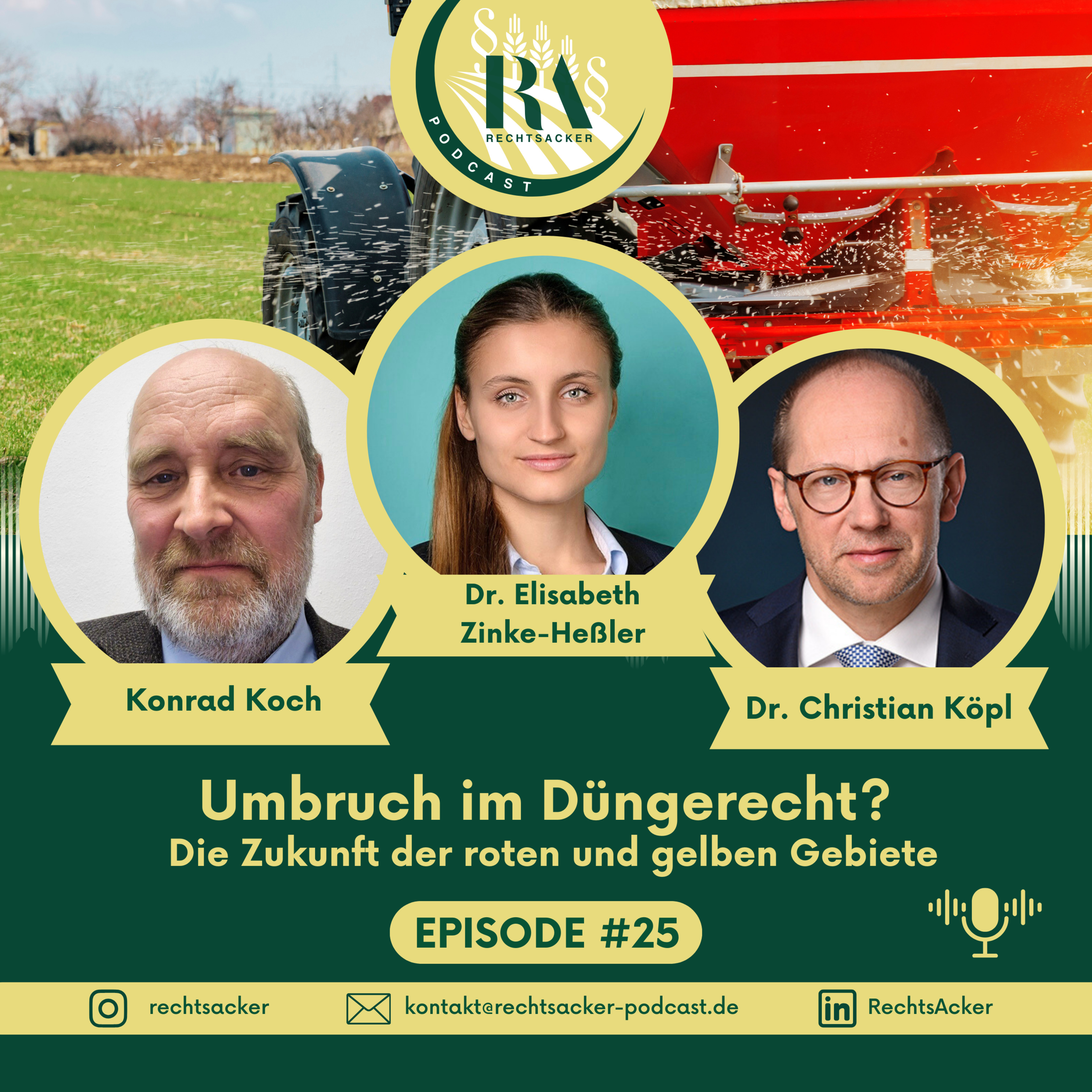 Episode 25: Umbruch im Düngerecht? Die Zukunft der roten und gelben Gebiete  episode artwork