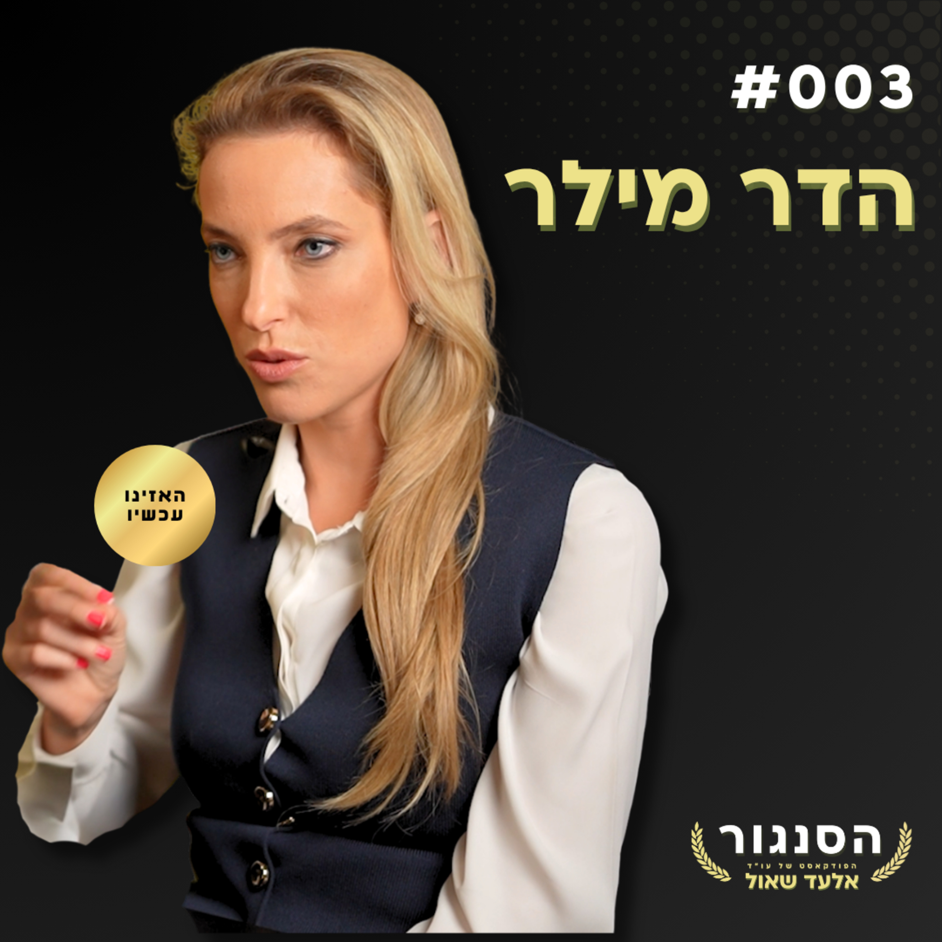 "יש בישראל ערבים עם תעודת זהות כחולה ונשק בלתי חוקי שמחכים ליום פקודה" - הדר מילר | הסנגור פרק 003 episode artwork